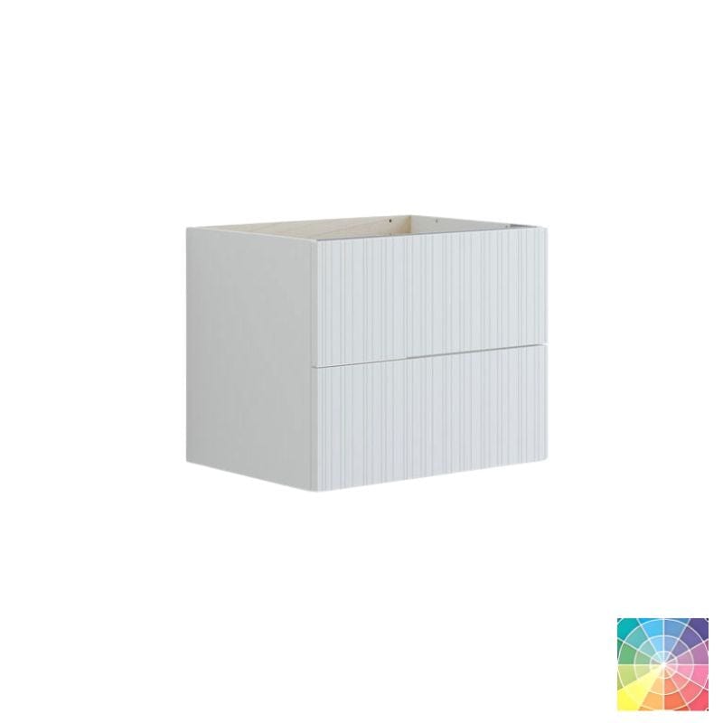 Dansani Inzo Riflet Underskap 2 skuff B60-120xH48xD44cm NCS farge / 60cm Dansani Sideskap bad DA-U33-9099