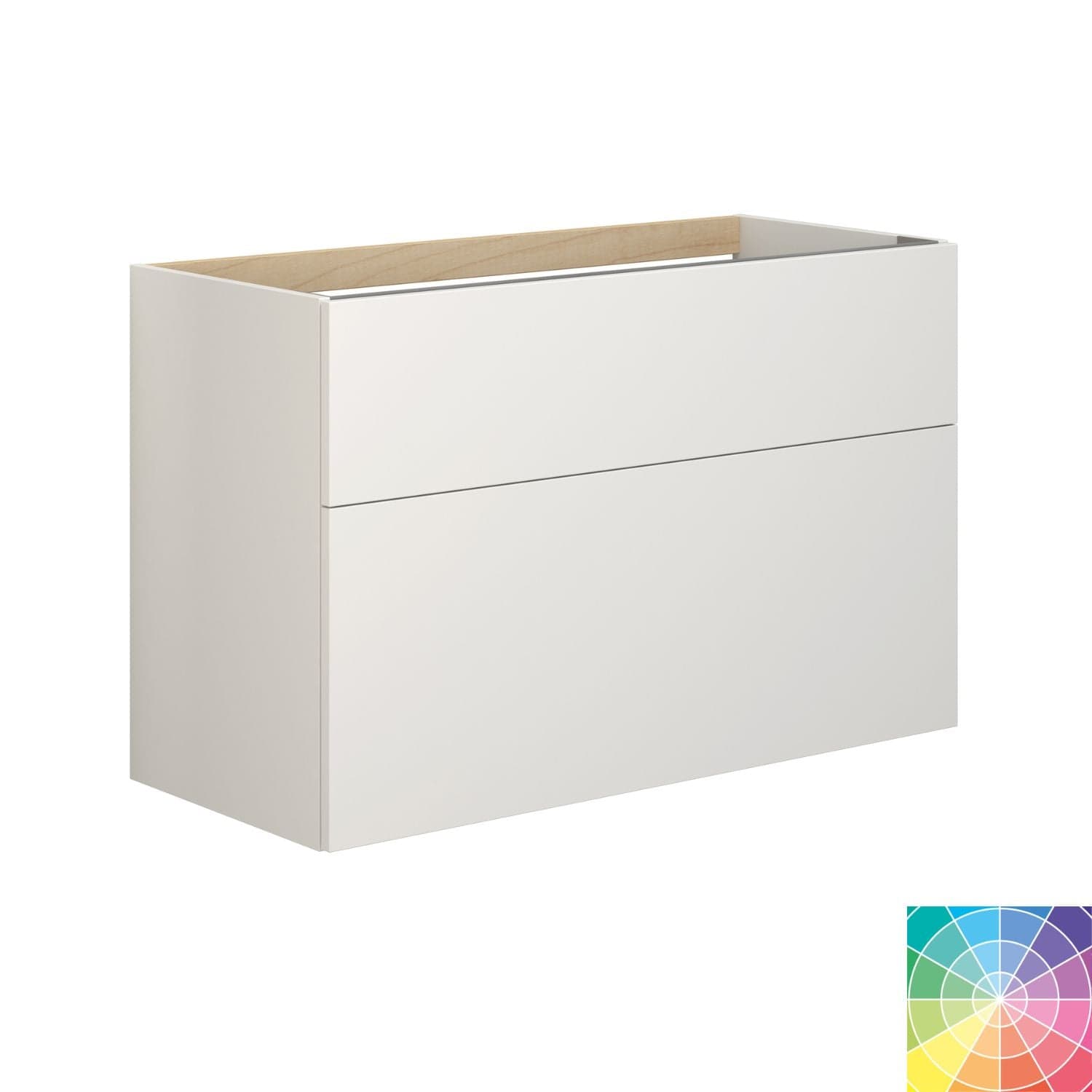 Dansani Inzo Servantskap 2 skuffer B60-120xH64xD44cm - Glatt NCS farge / 100cm Dansani Servantskap DA-M15-1099