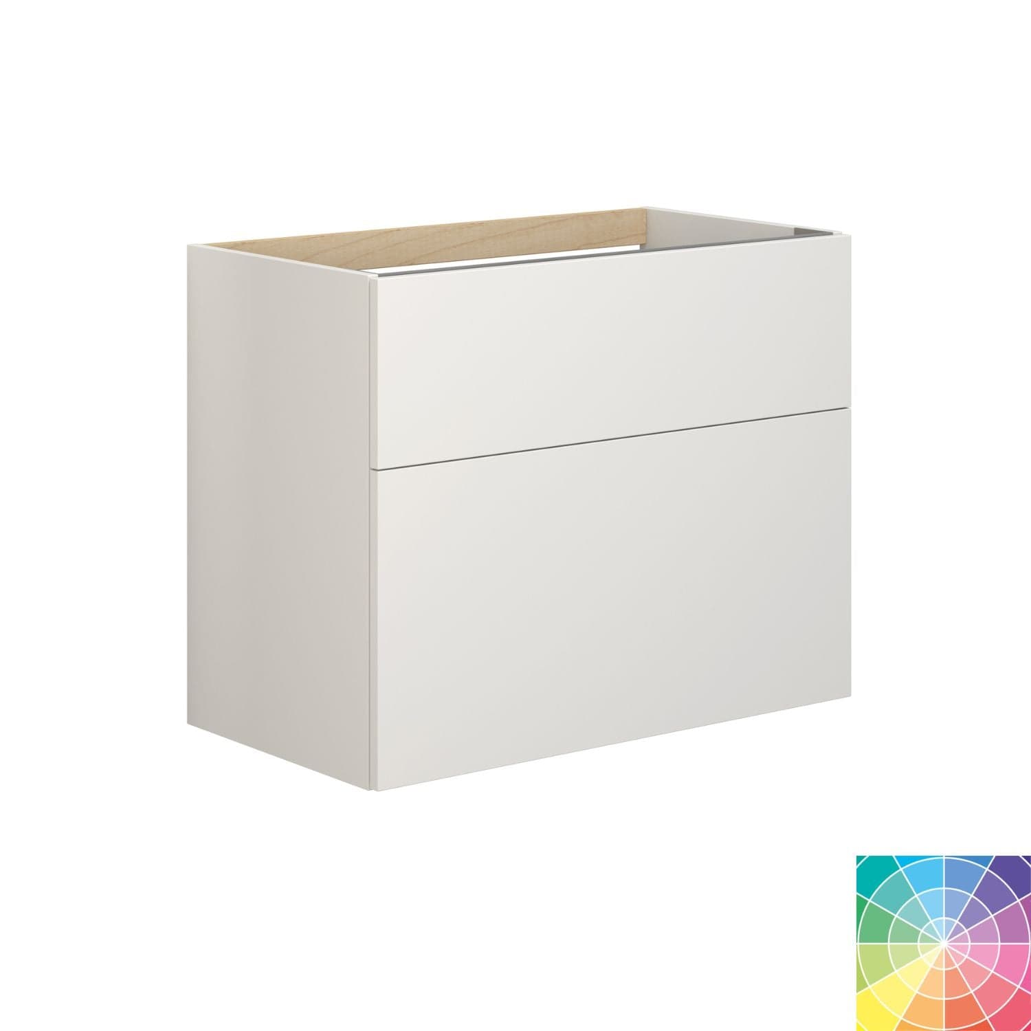 Dansani Inzo Servantskap 2 skuffer B60-120xH64xD44cm - Glatt NCS farge / 80cm Dansani Servantskap DA-M14-1099