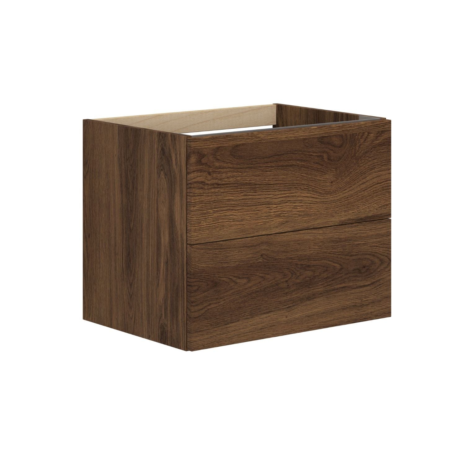 Dansani Inzo Servantskap 2sk B60-120xH48xD44cm, Glatt Brun eik / 60cm Dansani Servantskap DA-M08-1052