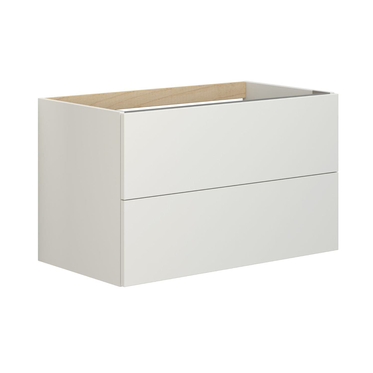 Dansani Inzo Servantskap 2sk B60-120xH48xD44cm, Glatt Hvit matt / 80cm Dansani Servantskap DA-M09-1010