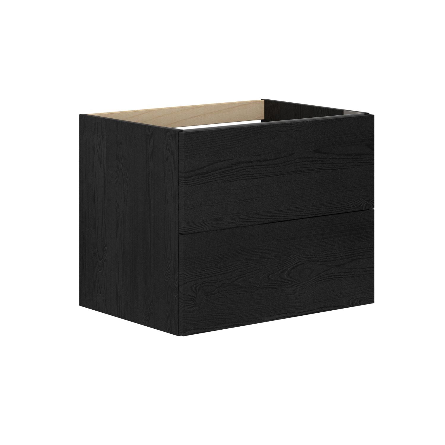 Dansani Inzo Servantskap 2sk B60-120xH48xD44cm, Glatt Svart eik / 60cm Dansani Servantskap DA-M08-1050