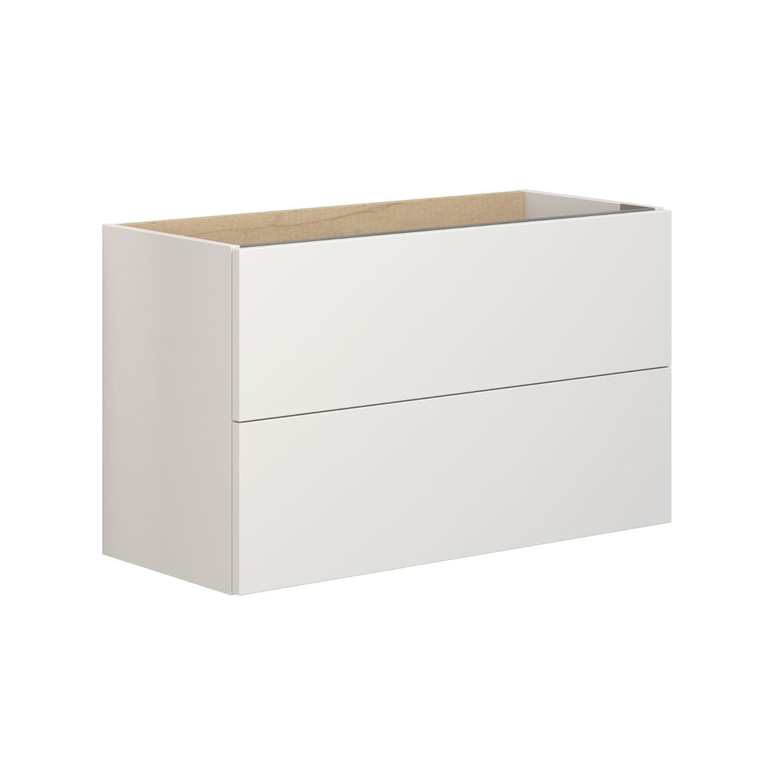 Dansani Inzo Servantskap 2sk B60-80xH48xD35cm, Slim - Glatt Dansani Servantskap