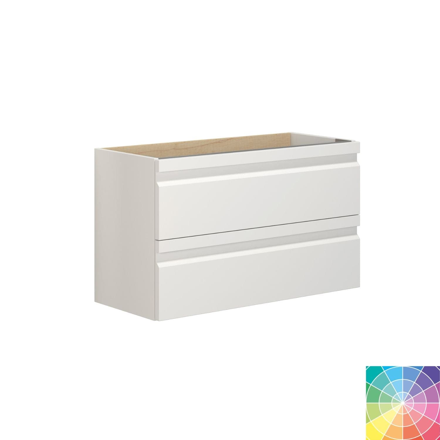 Dansani Inzo Servantskap 2sk B60-80xH48xD35cm, Slim, Integrert NCS farge / 80cm Dansani Servantskap DA-M03-2099