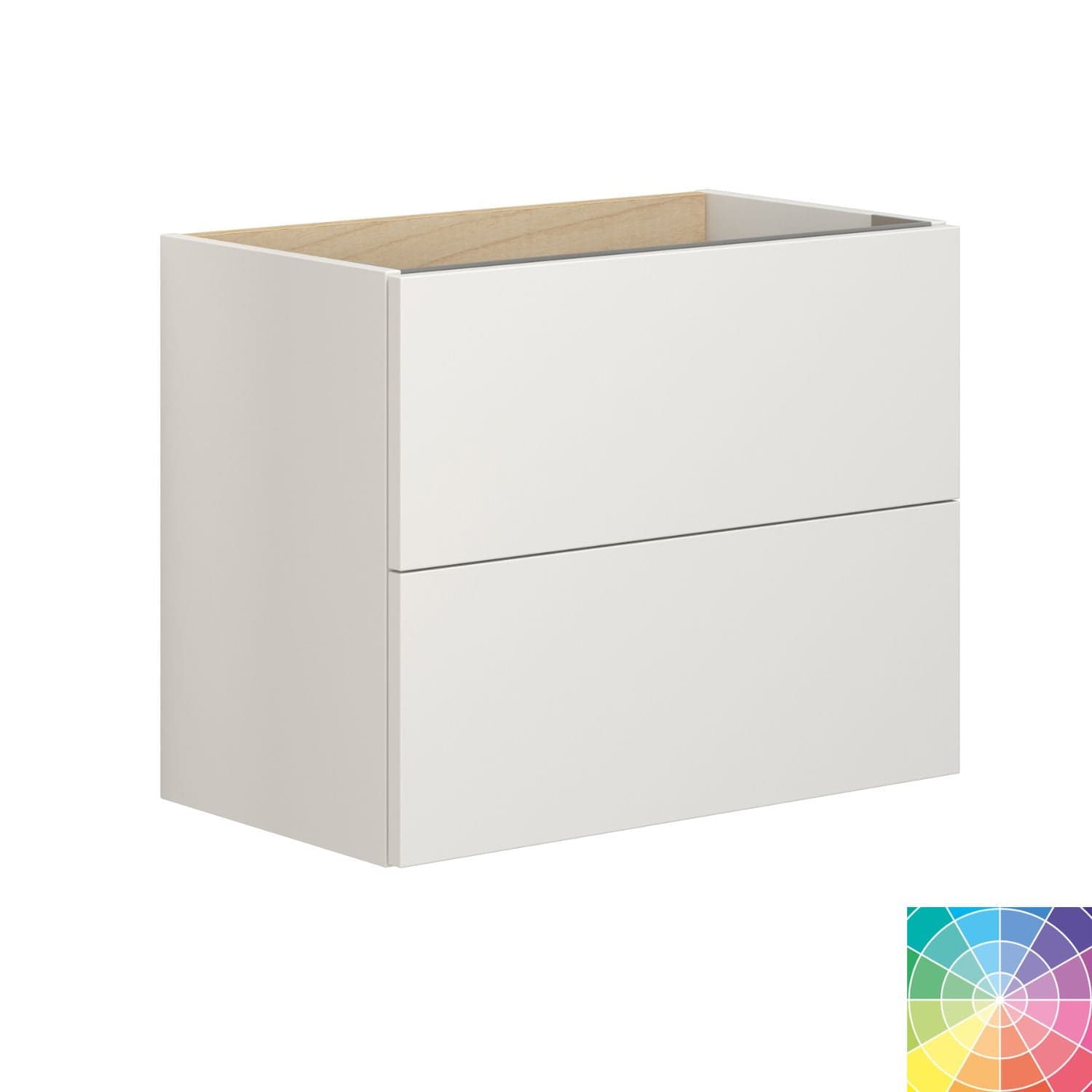 Dansani Inzo Servantskap 2sk B60xH48xD35cm, Glatt NCS farge Dansani Servantskap DA-M02-1099