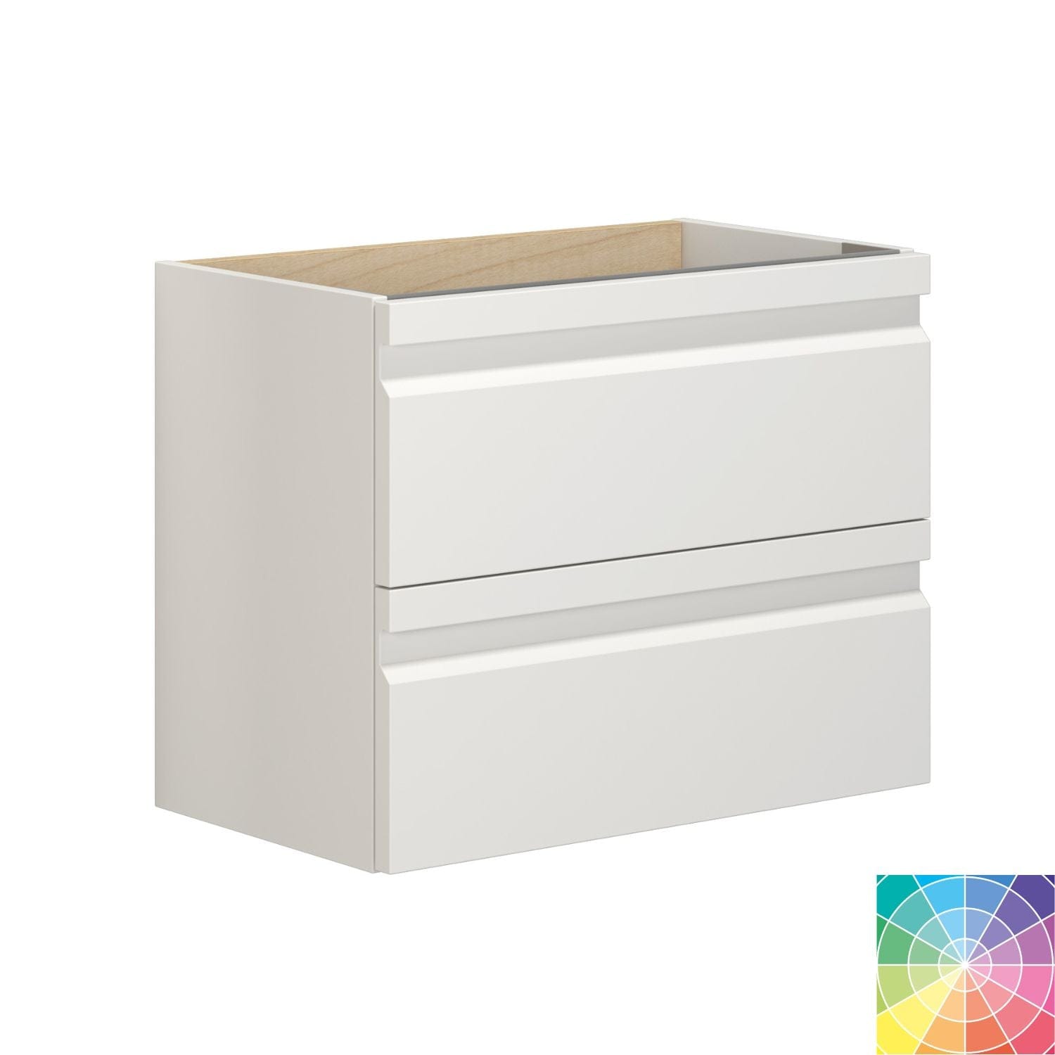 Dansani Inzo Servantskap 2sk B60xH48xD35cm, Integrert NCS farge Dansani Servantskap DA-M02-2099