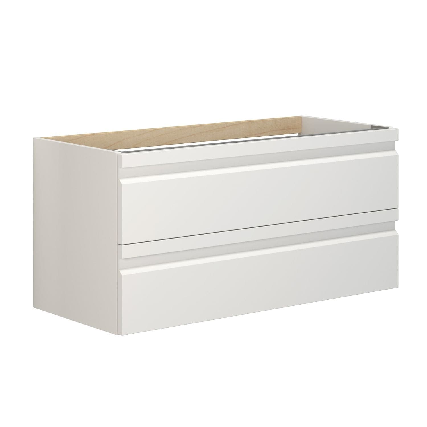 Dansani Inzo Servantskap B40-120xH48xD44cm - m/2skuffer, Integrert Hvit matt lakk / 100cm Dansani Servantskap DA-M21-2071