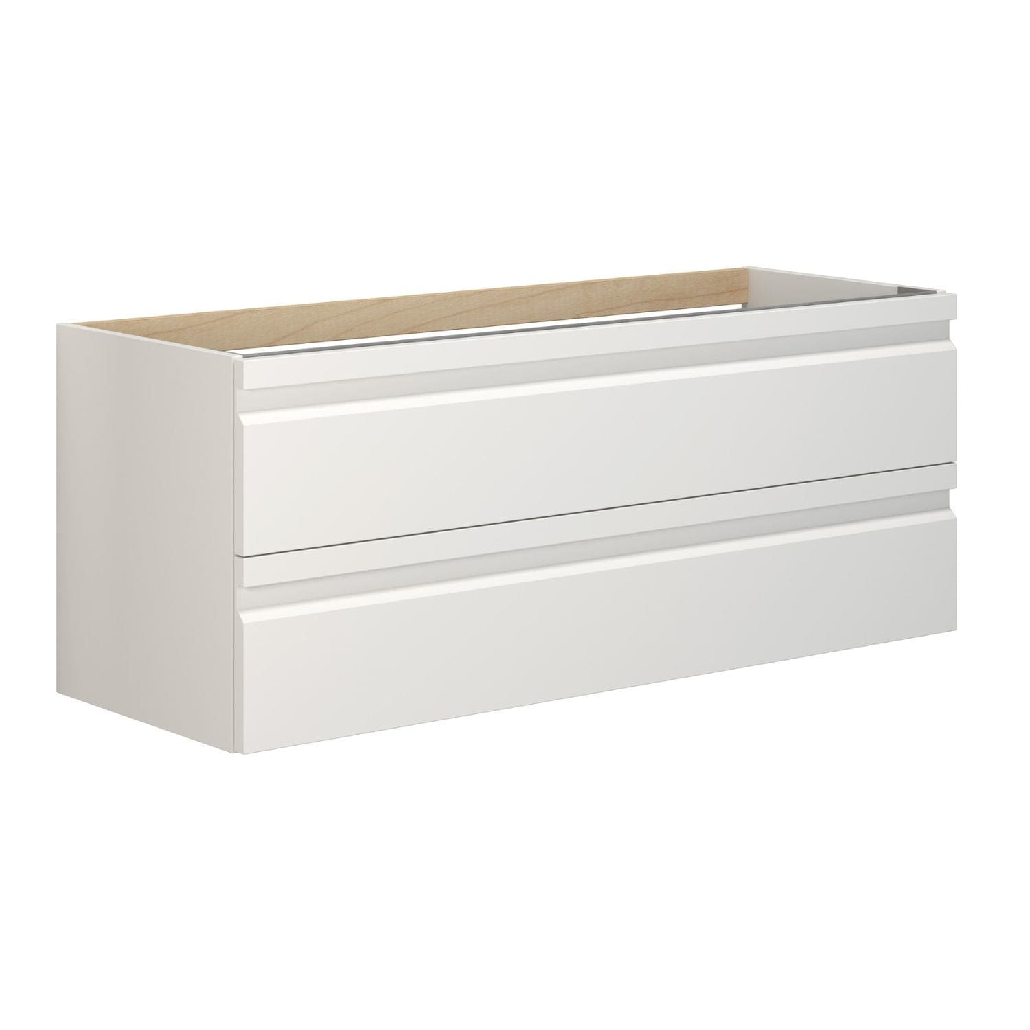 Dansani Inzo Servantskap med 2sk B60-120xH48xD44cm, Integrert Hvit matt lakk / 120cm dobbel Dansani Servantskap DA-M12-2071