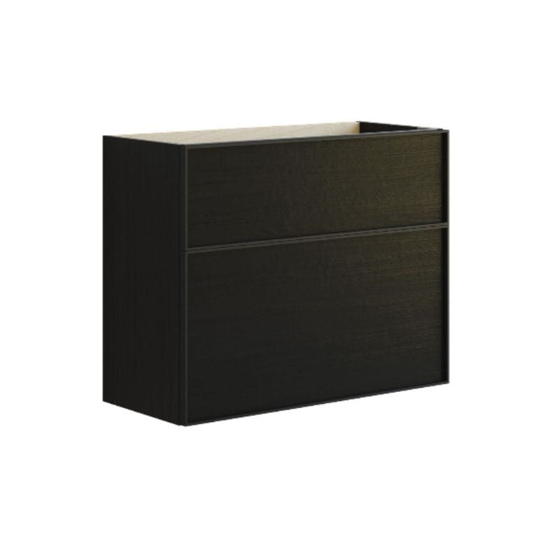 Dansani Inzo Slim Servantskap Alu-ramme svart ekstra høy underskuff Svart eik / 80cm Dansani Servantskap DA-U11-8050