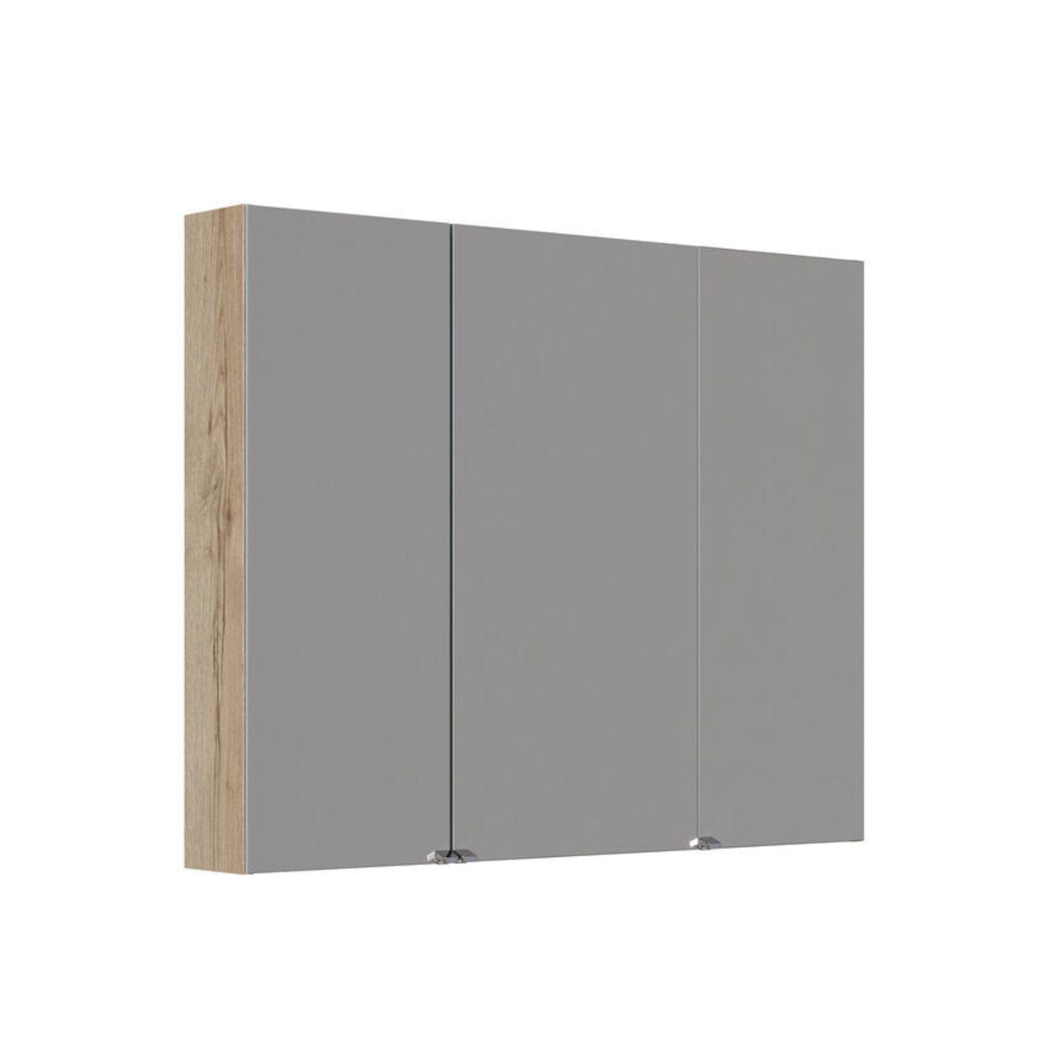 Dansani Inzo Style Speilskap 3 dører Natur eik / 100cm Dansani Speilskap DA-S881-149