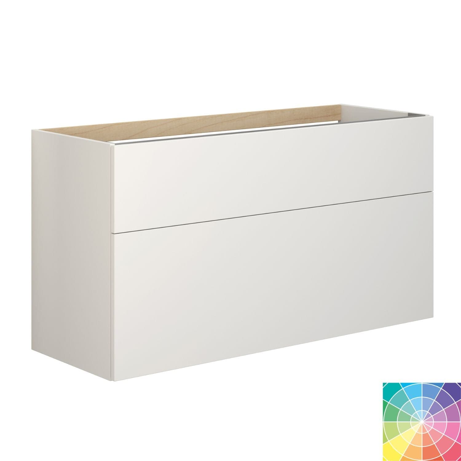 Dansani Inzo Underskap B60-120xH64xD44cm - Glatt NCS farge / 120cm Dansani Sideskap bad DA-M50-1099