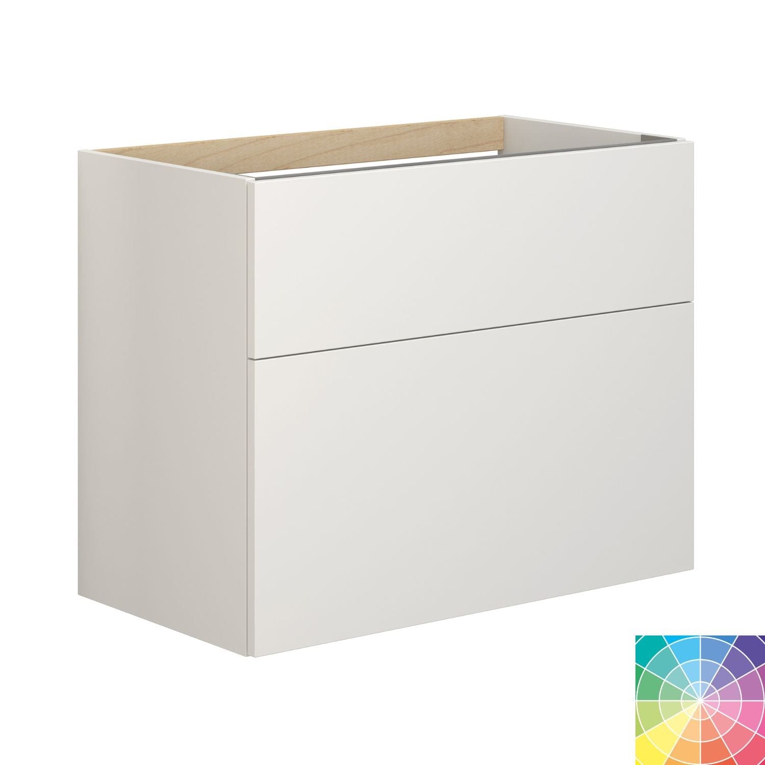 Dansani Inzo Underskap B60-120xH64xD44cm - Glatt NCS farge / 80cm Dansani Sideskap bad DA-M48-1099