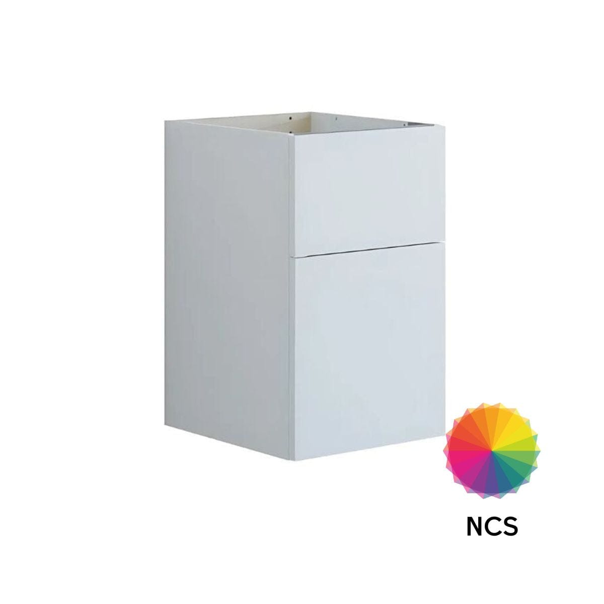 Dansani Inzo Urban Glatt Underskap 2 skuff B40xH64xD44cm NCS farge Dansani Sideskap bad DA-U53-1099