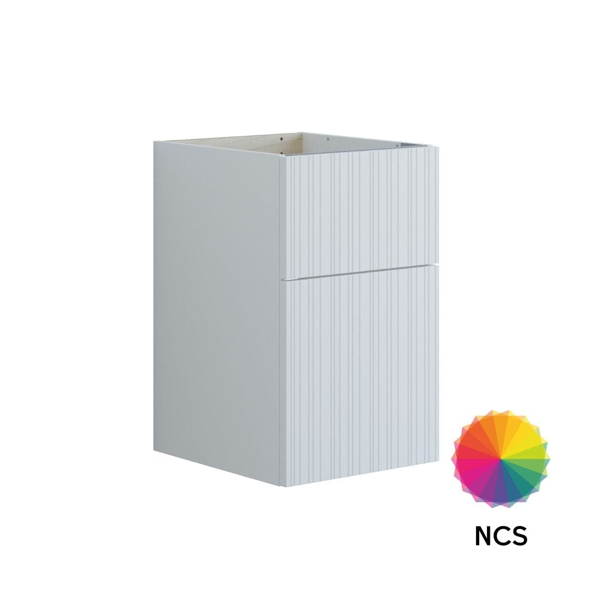 Dansani Inzo Urban Riflet Underskap 2 skuff B40xH48xD44cm NCS farge / 64cm Dansani Sideskap bad DA-U53-9099