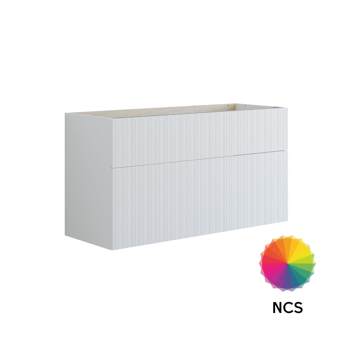 Dansani Inzo Urban Riflet Underskap 2 skuff B60-120xH64xD44cm NCS farge / 120cm Dansani Sideskap bad DA-U40-9099