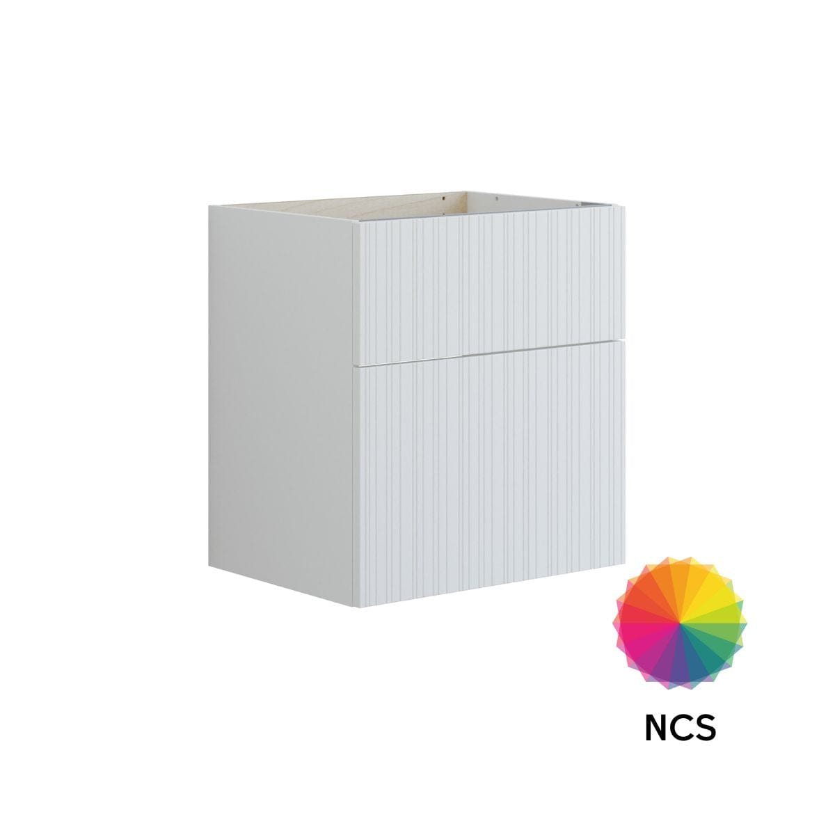 Dansani Inzo Urban Riflet Underskap 2 skuff B60-120xH64xD44cm NCS farge / 60cm Dansani Sideskap bad DA-U37-9099