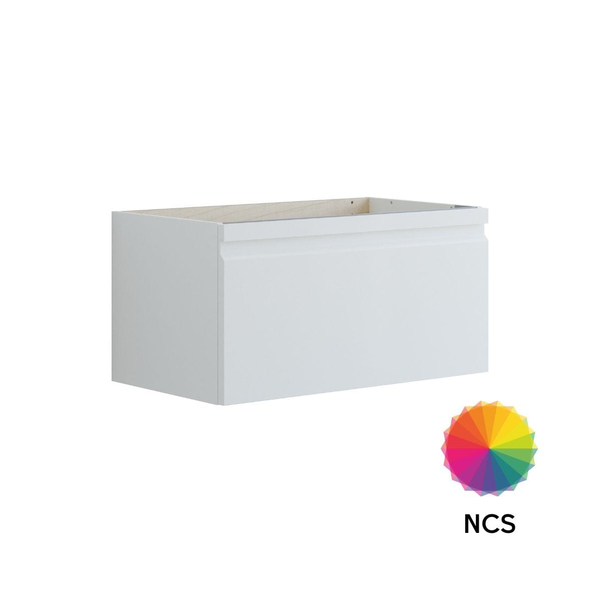 Dansani Inzo Urban Underskap med Integrert Grep 1 skuff B60-120xH40xD44cm NCS farge / 80cm Dansani Sideskap bad DA-U30-2099