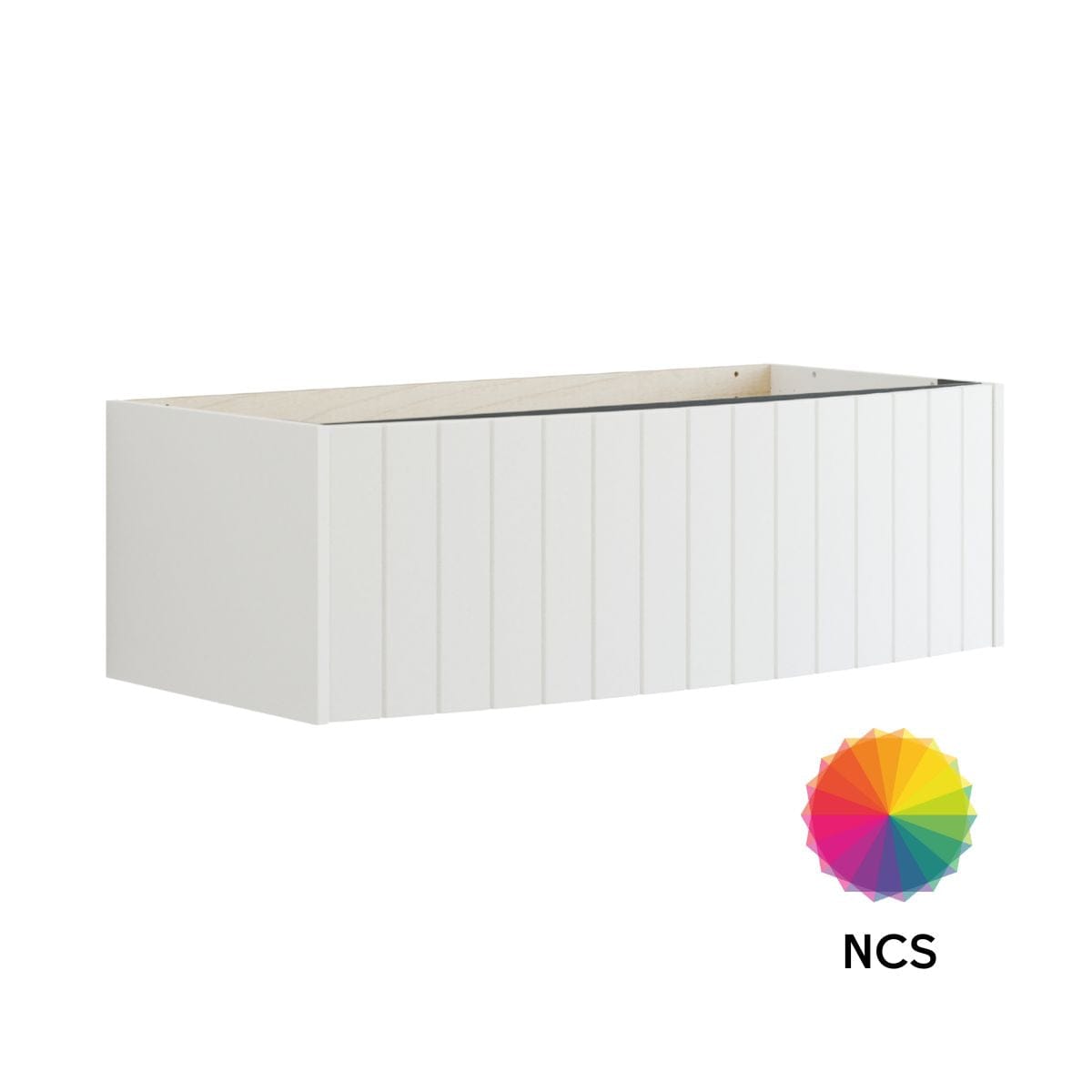 Dansani Inzo Vintage Rillet Servantskap 1 skuff - Buet NCS farge / 100cm Dansani Servantskap DA-R03-4099