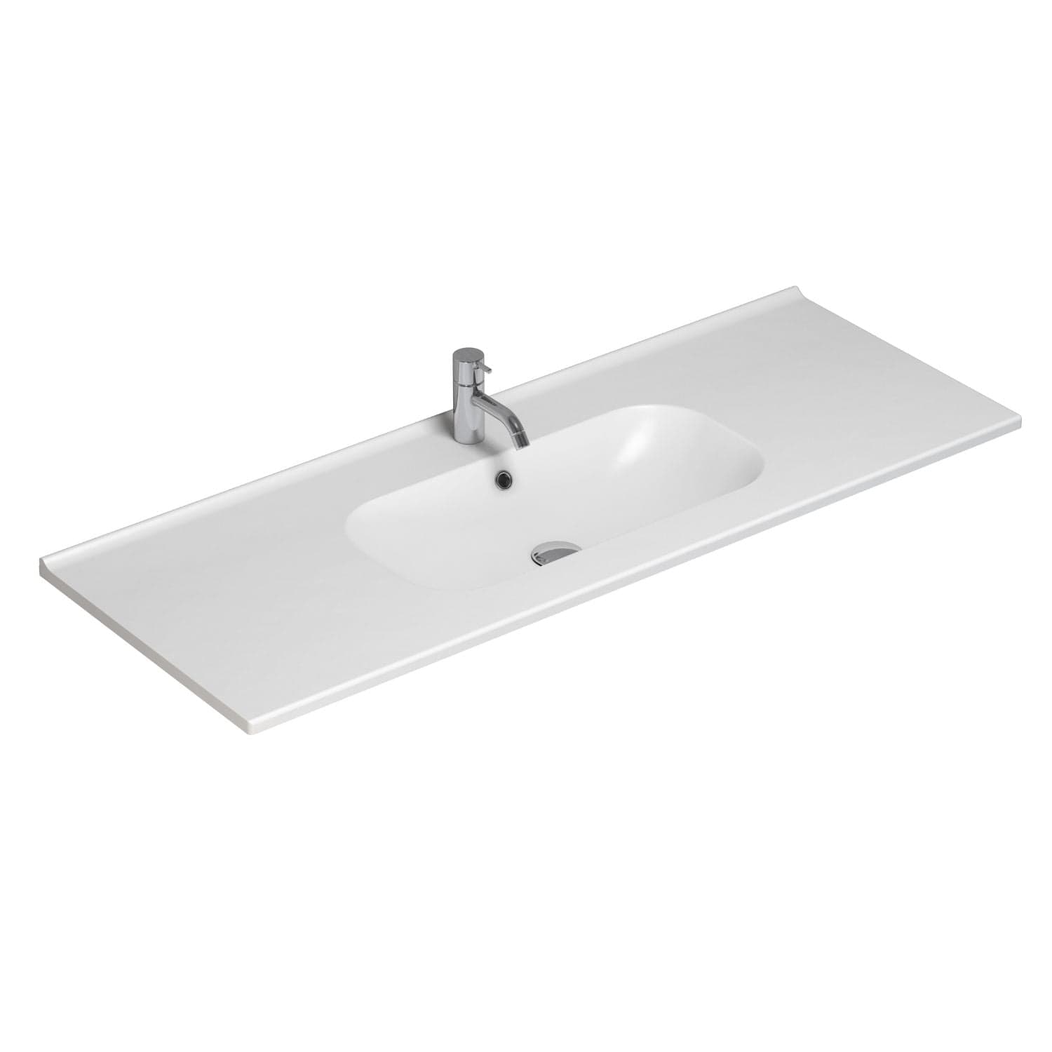 Dansani Kantate Servant B60-160xH1,8xD45cm, porselen Hvit / 120cm / Ja Dansani Baderomsservant DA-531912003