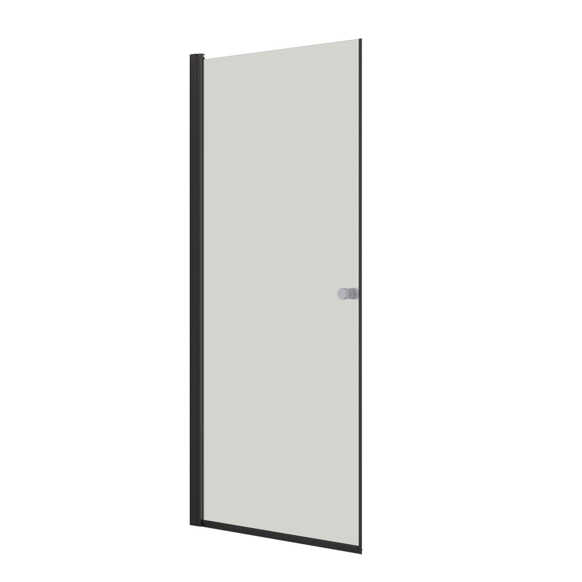 Dansani Match A Dusjdør Rett Svart matt / 100cm / Klart glass Dansani Dusjdør DA-A101-03