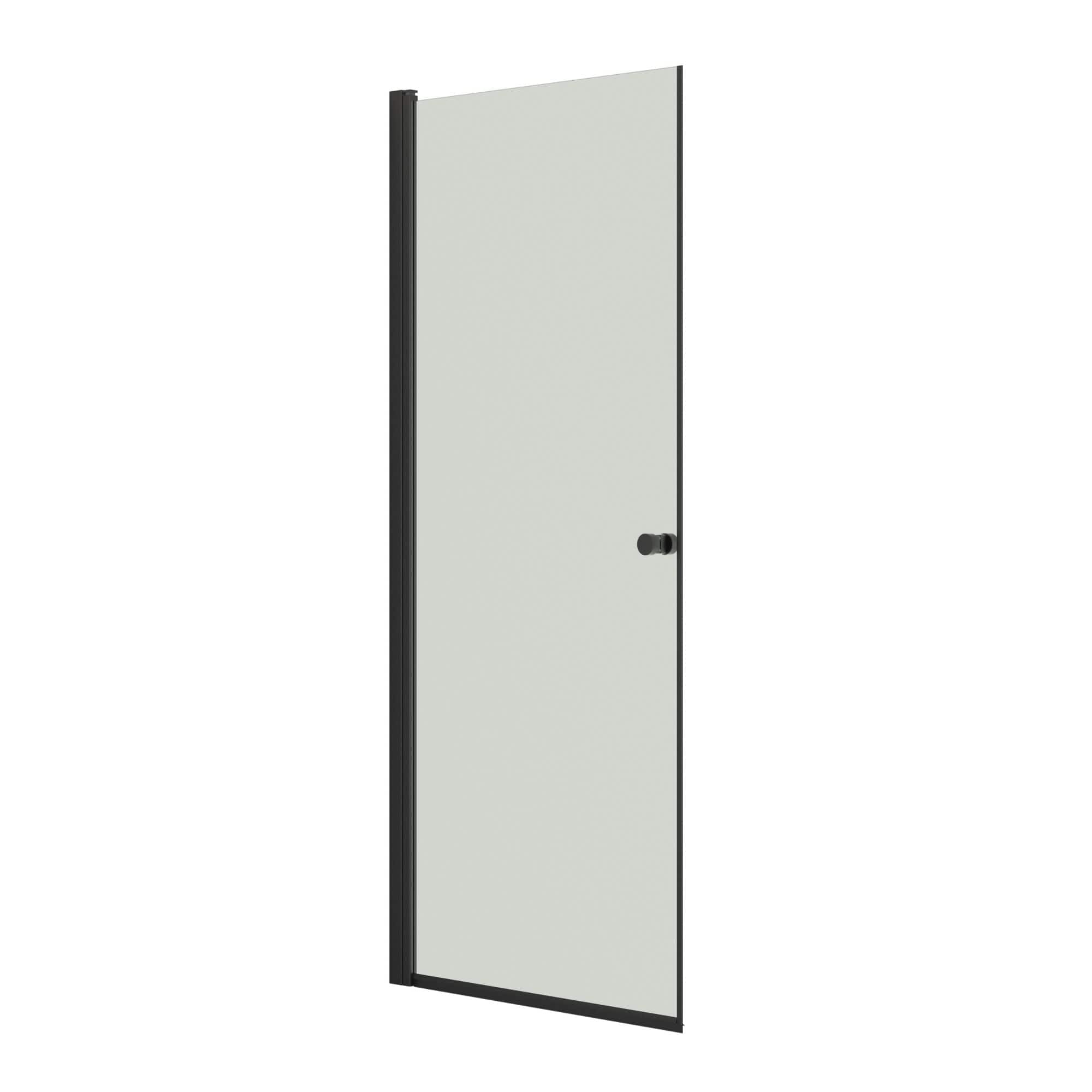 Dansani Match A Dusjdør Rett Svart matt / 90cm / Klart glass Dansani Dusjdør DA-A91-03