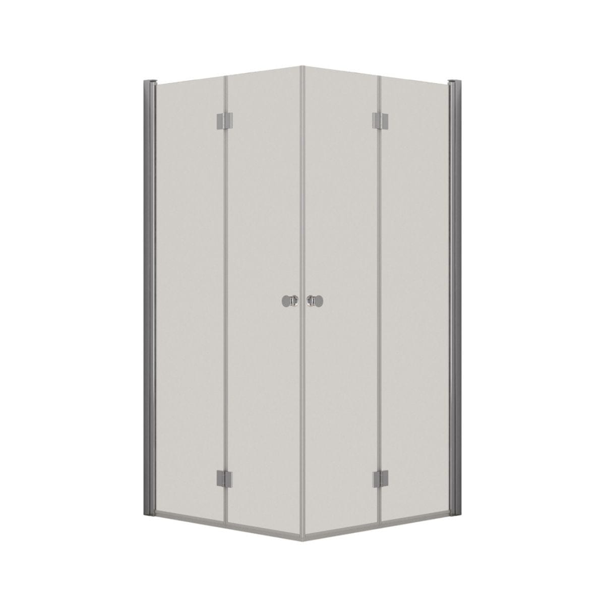 Dansani Match B+B Dusjhjørne Leddet Krom / 100x100cm / Klart glass Dansani Dusjhjørne BUN-B101101-05KR