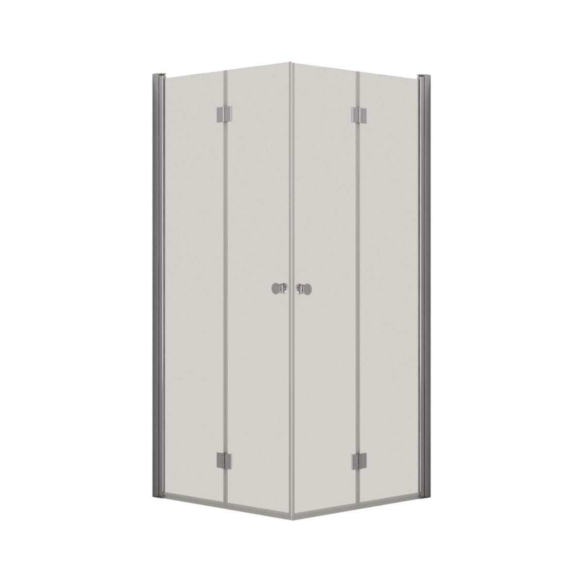 Dansani Match B+B Dusjhjørne Leddet Krom / 80x90cm / Klart glass Dansani Dusjhjørne BUN-B8191-05KR