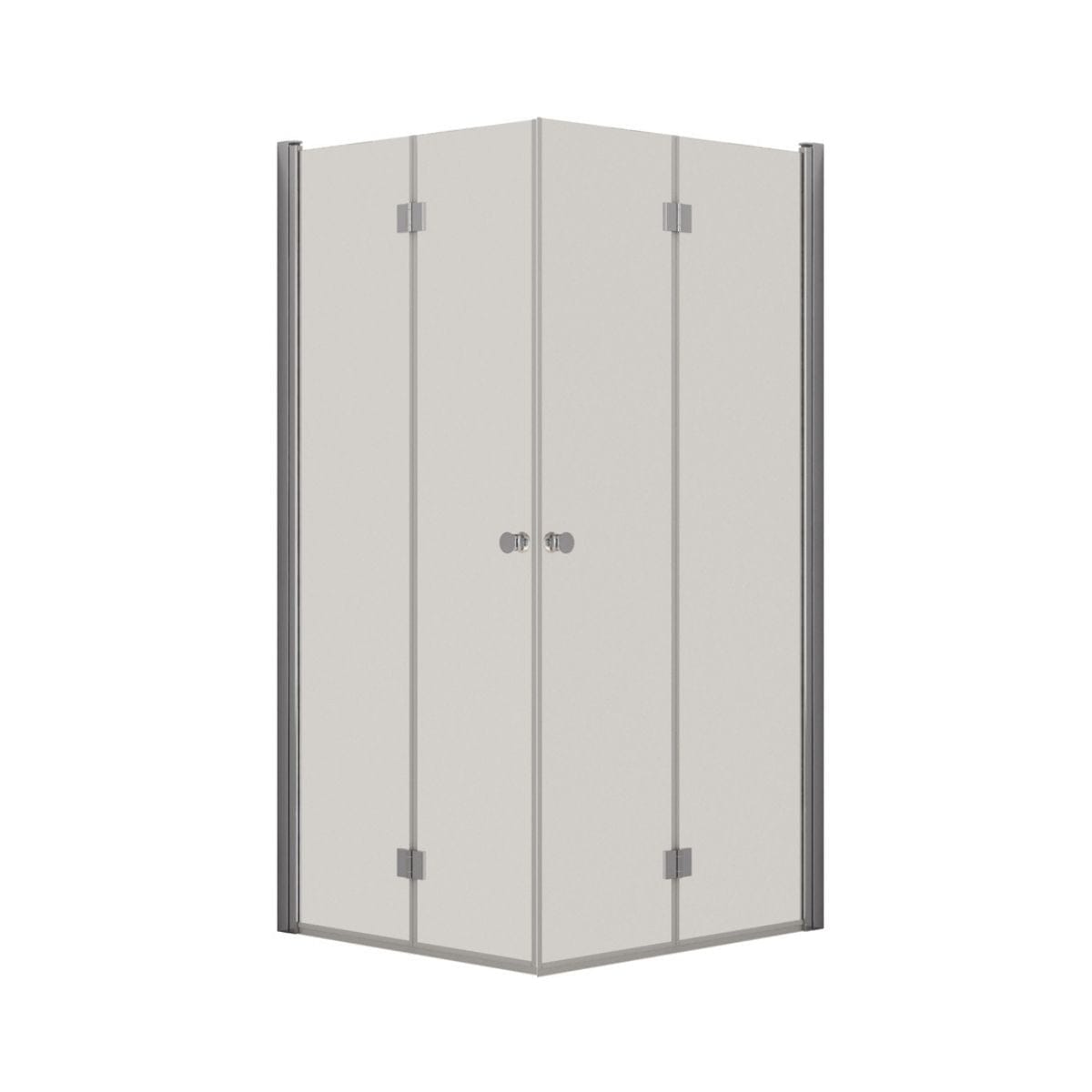 Dansani Match B+B Dusjhjørne Leddet Krom / 90x100cm / Klart glass Dansani Dusjhjørne BUN-B91101-05KR