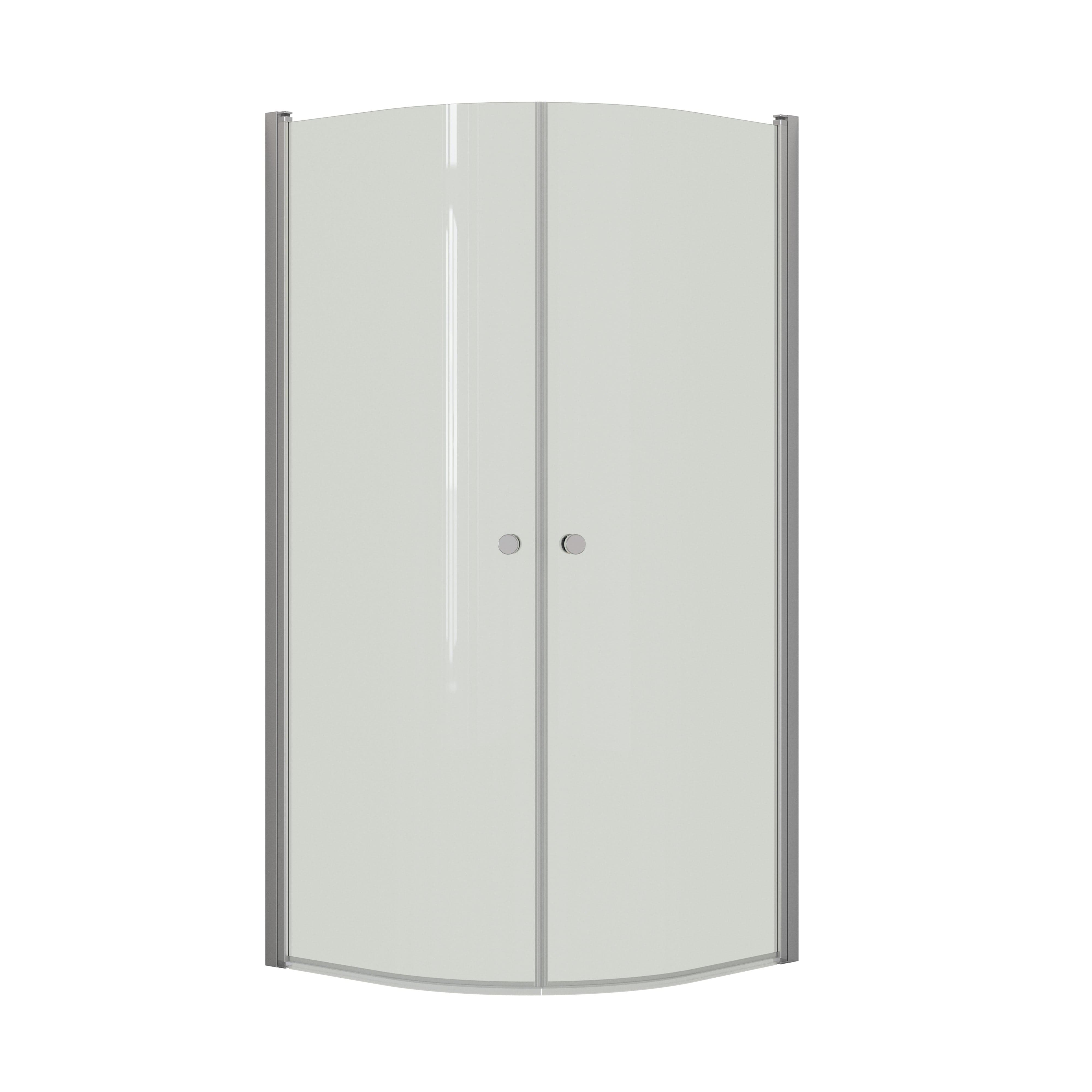 Dansani Match E+E Dusjhjørne Buet Sateng / 80x80cm / Klart glass Dansani Dusjhjørne BUN-E8181-01KL