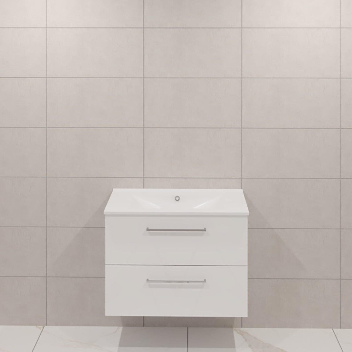 Dansani Mido+ Møbelpakke Servantskap med servant Hvit matt / 80cm / Ingen Dansani Møbelpakke bad DA-MMA-2410