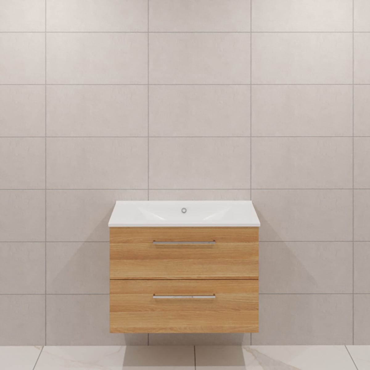 Dansani Mido+ Møbelpakke Servantskap med servant Varm eik / 80cm / Ingen Dansani Møbelpakke bad DA-MMA-2455