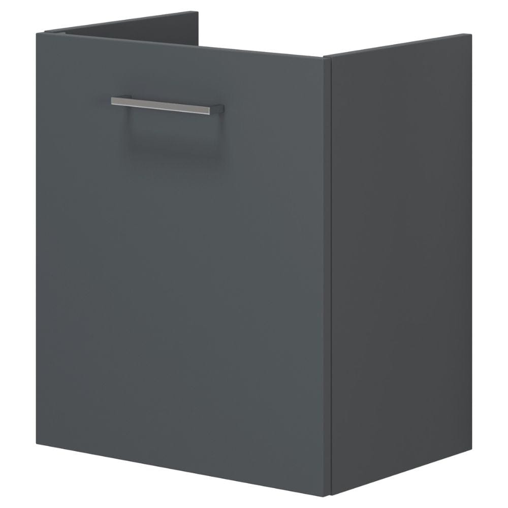 Dansani Mido+ Slim Servantskap 1 dør B50xD35cm uten servant Grå matt / 50cm / Venstre Dansani Servantskap DA-P01-1203