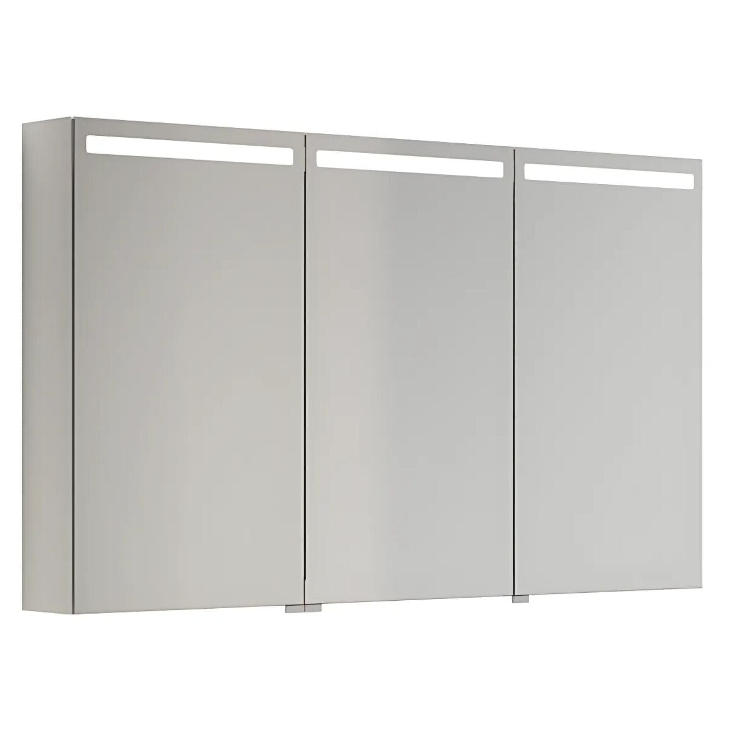 Dansani Mido+ Top Speilskap LED Hvit matt / 120 cm 3 dører Dansani Speilskap DA-S513-110