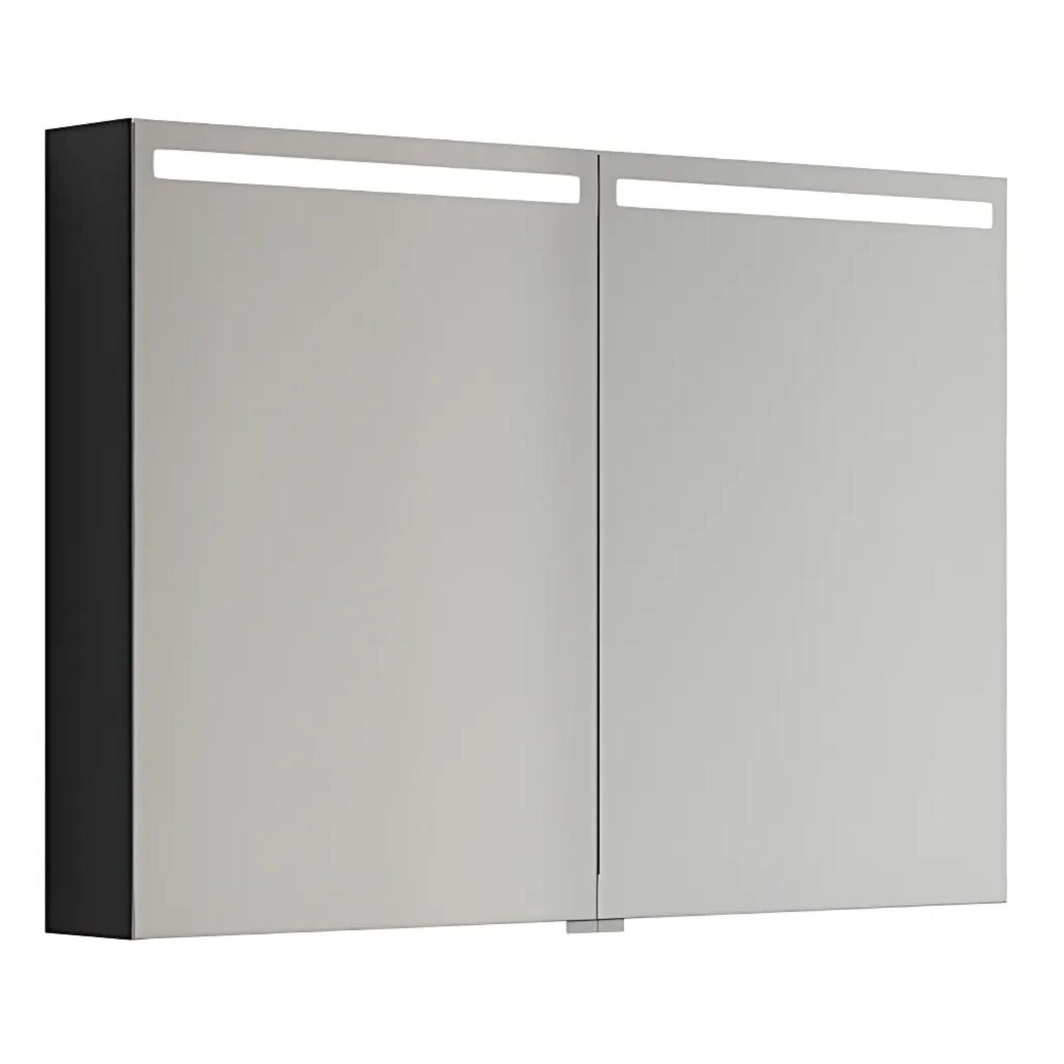 Dansani Mido+ Top Speilskap LED Svart struktur / 100cm Dansani Speilskap DA-S510-129