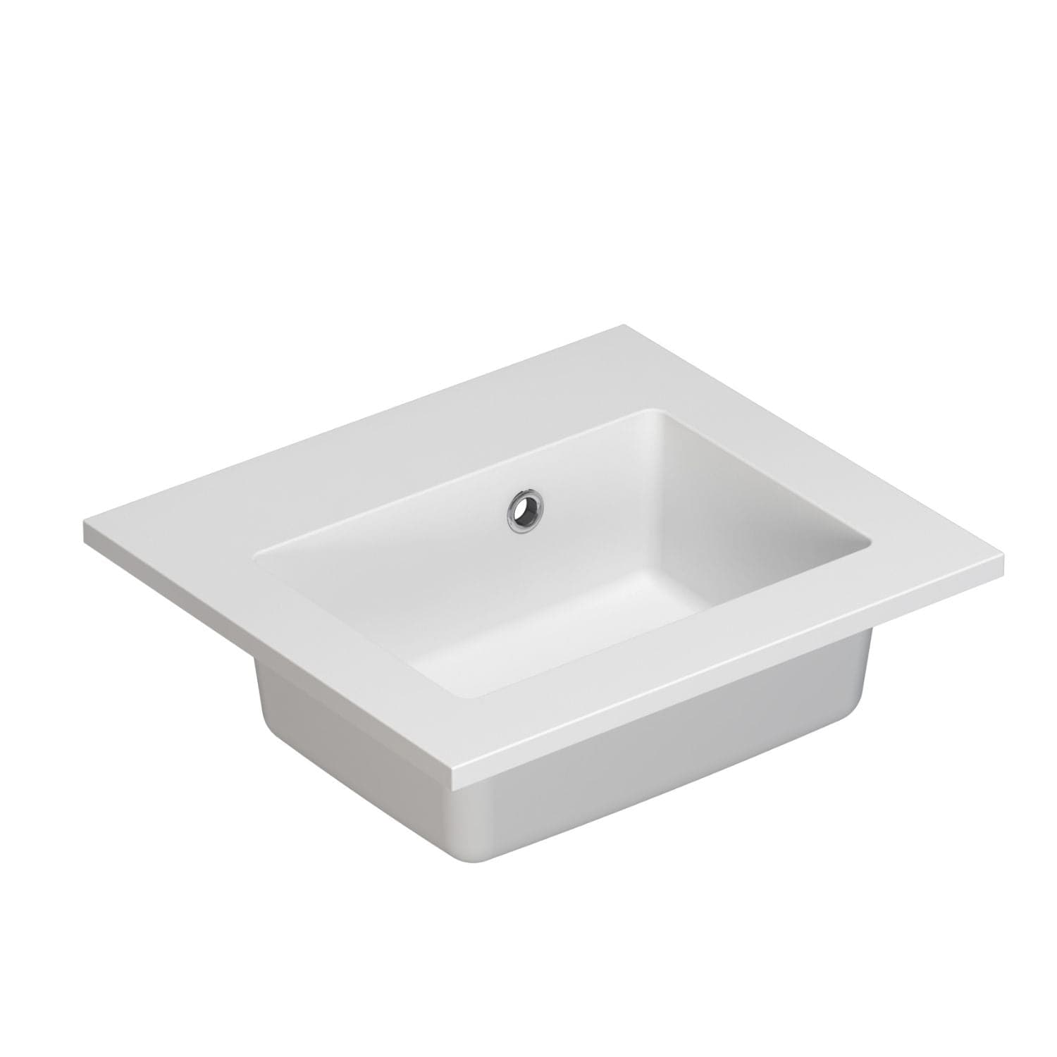 Dansani Mini Minore Servant B40-80xH1,5xD35,5cm Hvit matt / 40cm / Nei Dansani Baderomsservant DA-337204103