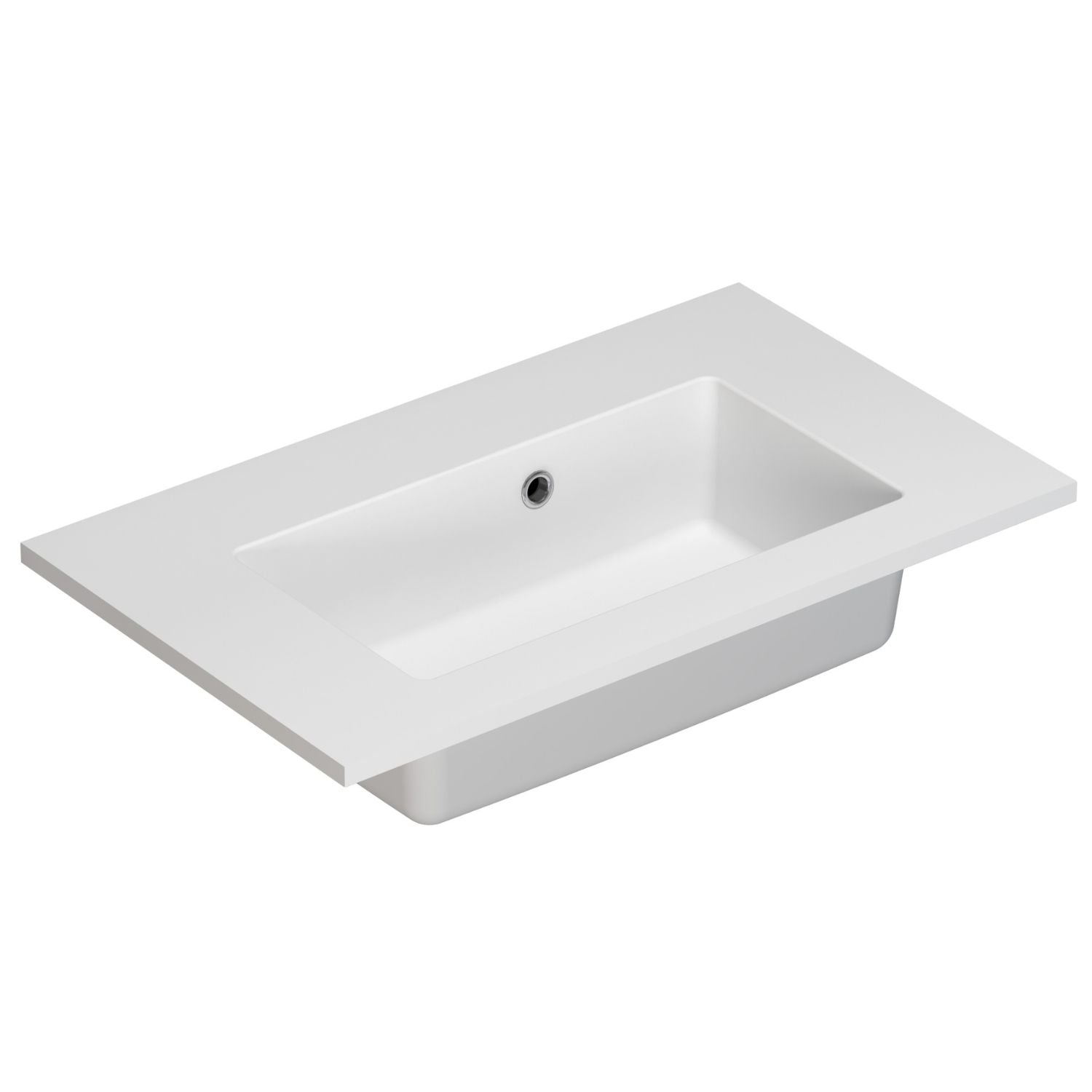 Dansani Mini Minore Servant B40-80xH1,5xD35,5cm Hvit matt / 60cm / Nei Dansani Baderomsservant DA-337206103