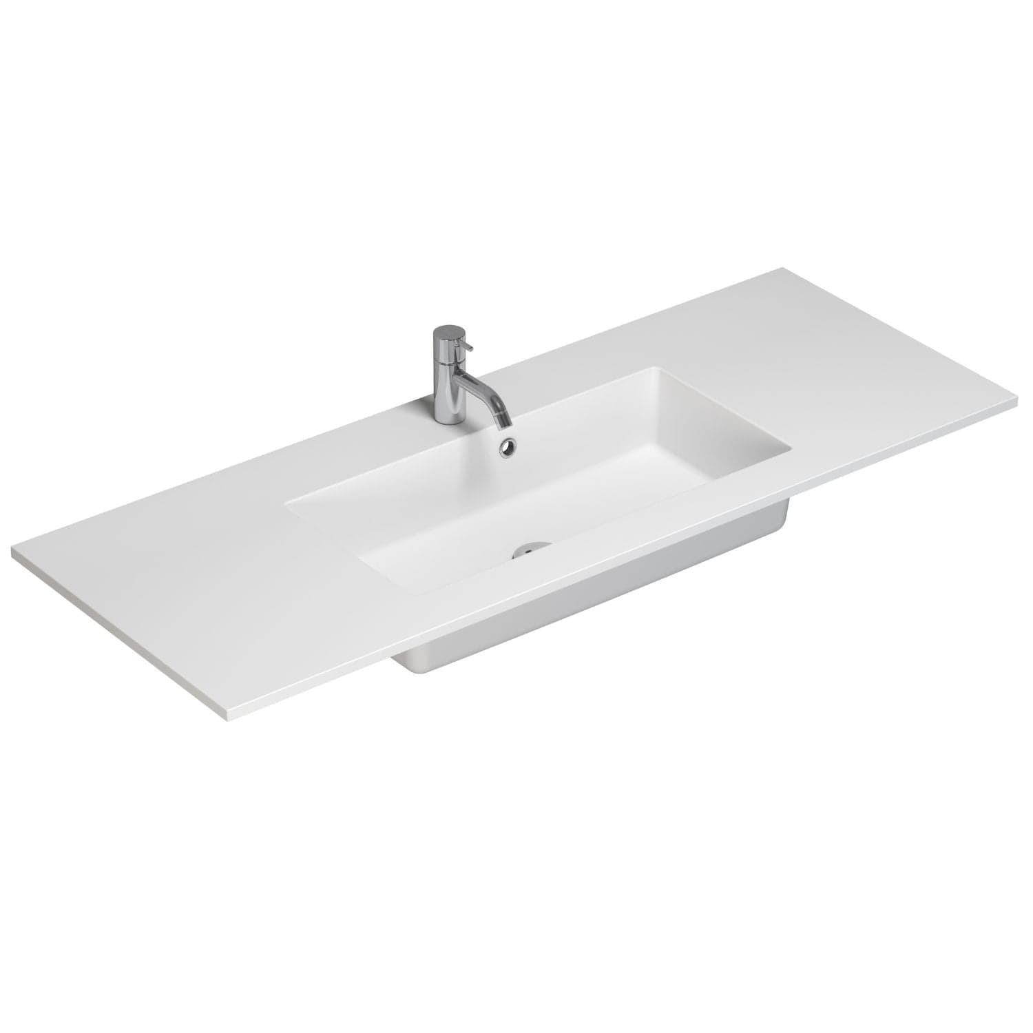 Dansani Minore Servant B60-240xH1,5xD45,5cm Hvit matt / 120-139cm Dansani Baderomsservant DA-337812403