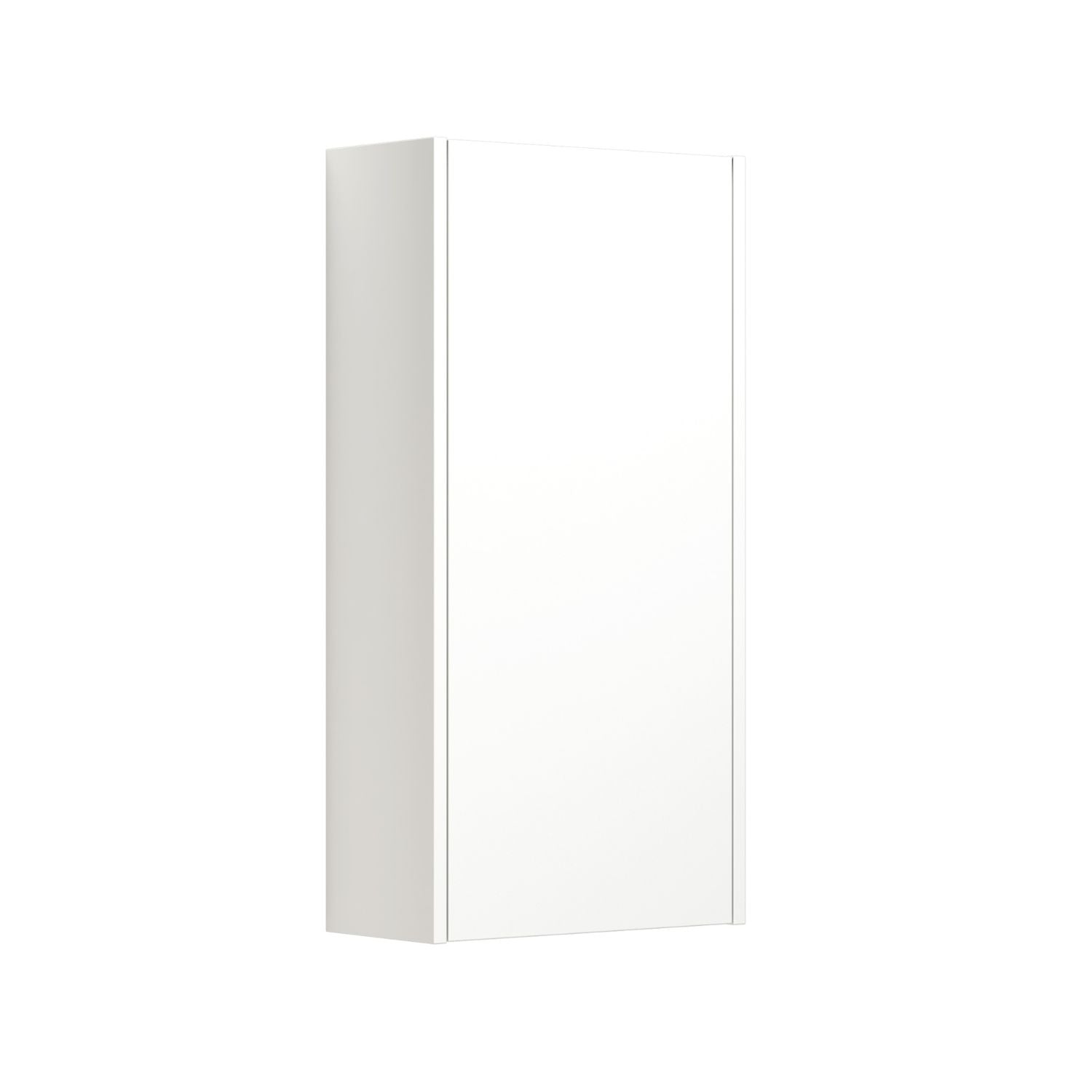 Dansani You Overskap 1 dør B40xH80xD19cm - Glatt Hvit matt / Høyre Dansani Sideskap bad DA-V49-1110