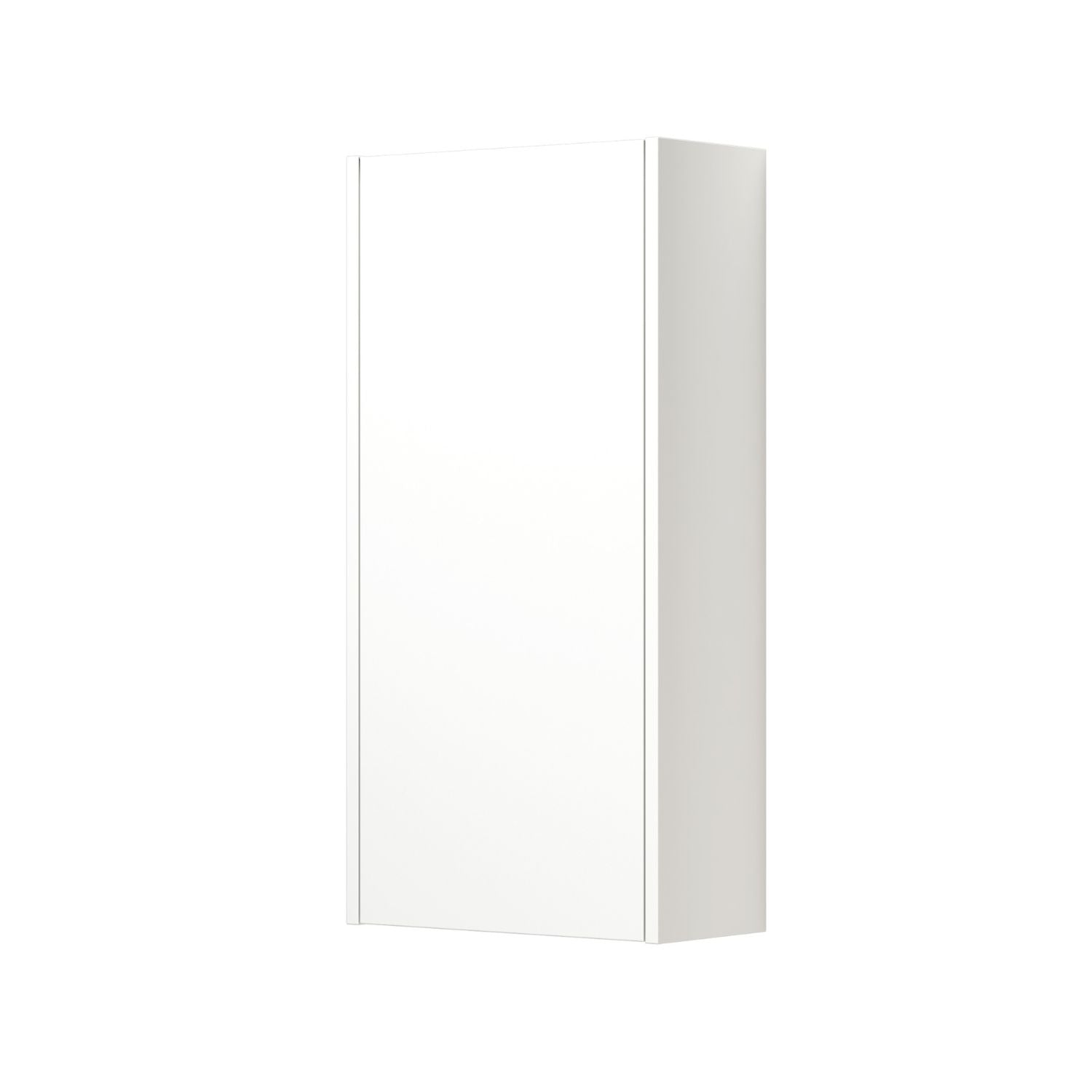 Dansani You Overskap 1 dør B40xH80xD19cm - Glatt Hvit matt / Venstre Dansani Sideskap bad DA-V49-1210