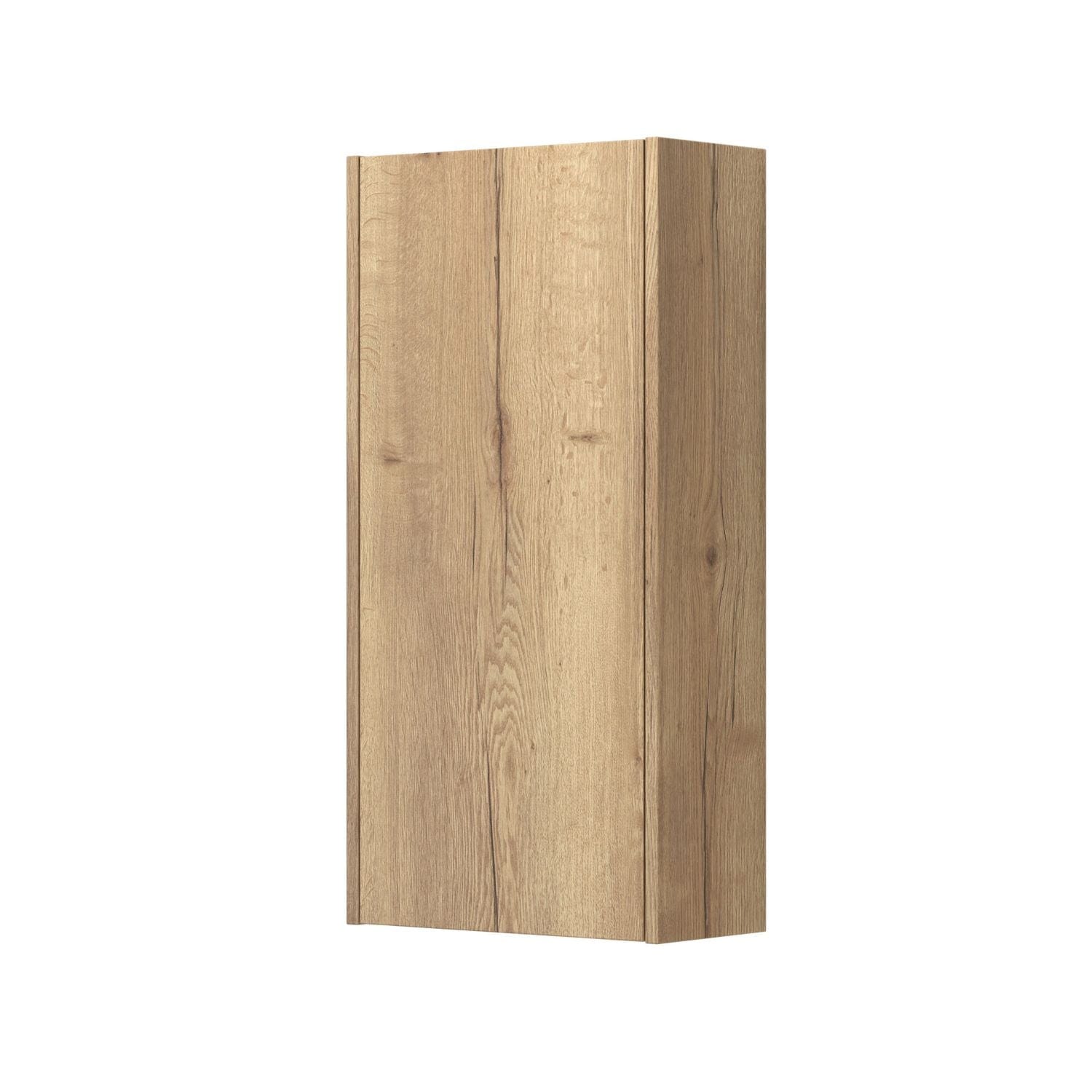 Dansani You Overskap 1 dør B40xH80xD19cm - Glatt Natur eik / Venstre Dansani Sideskap bad DA-V49-1249