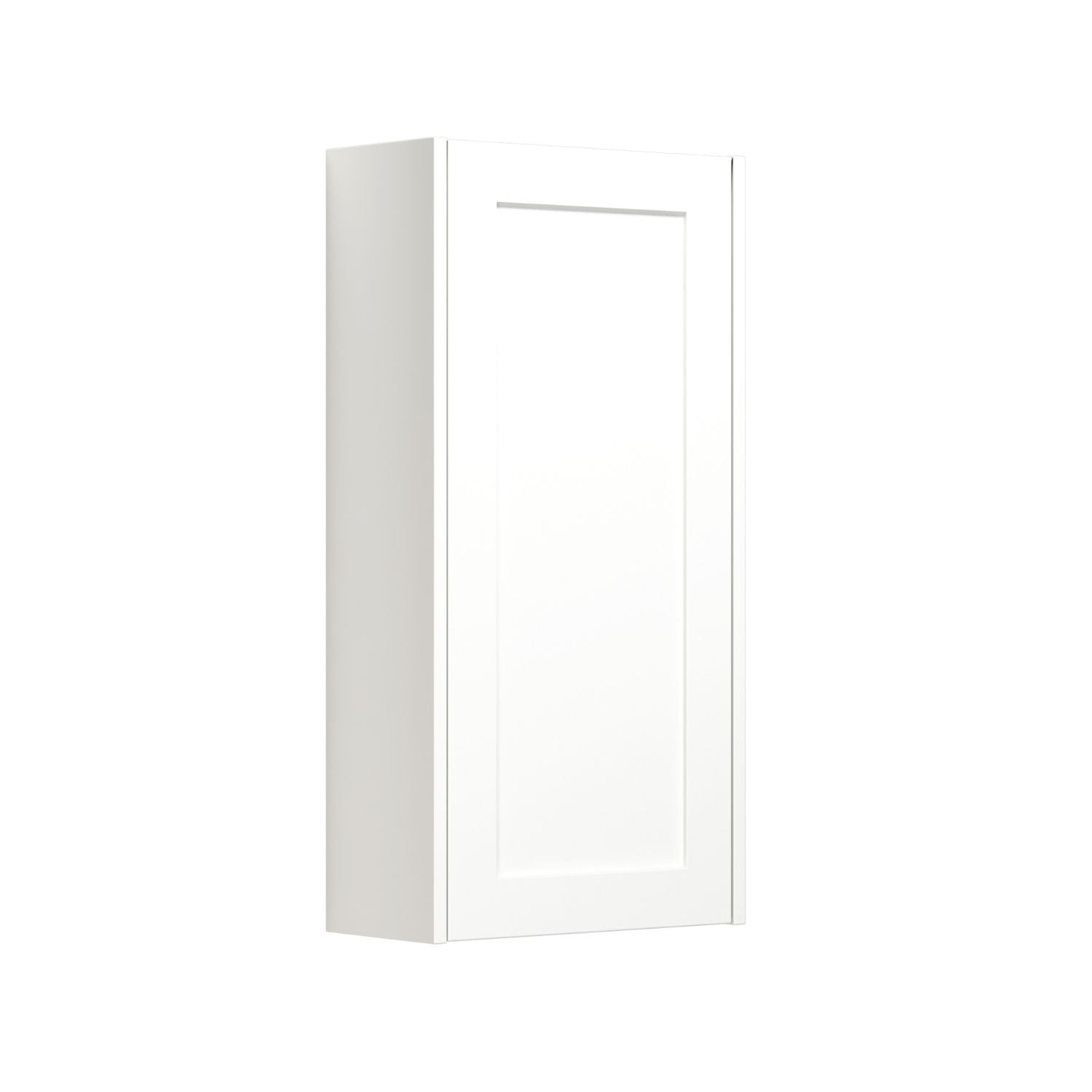 Dansani You Overskap 1 dør B40xH80xD19cm - Ramme Hvit matt/NCS farge / Høyre Dansani Sideskap bad DA-V49-3191