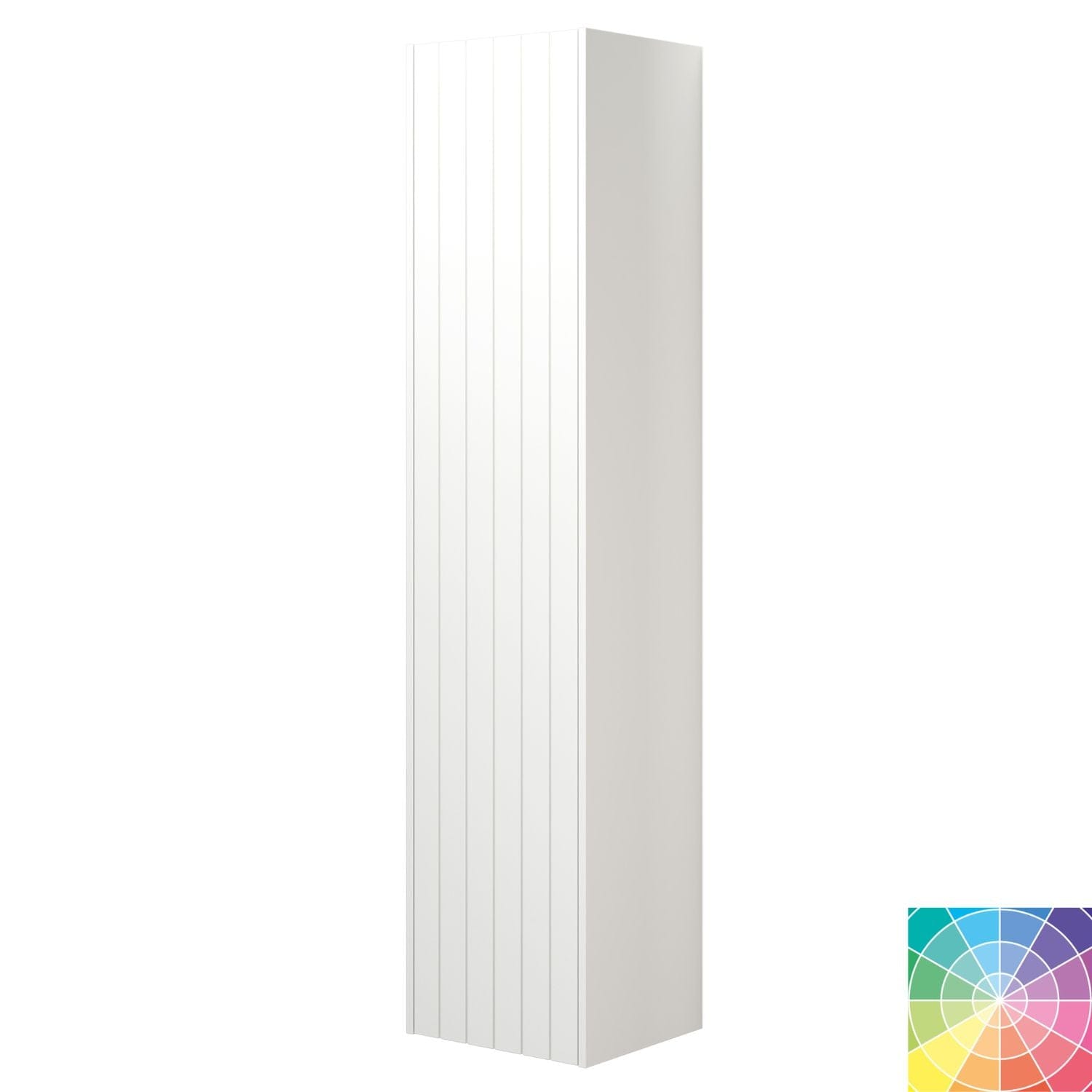 Dansani You Rillet Høyskap Slim 1 dør NCS farge / Venstre hengslet Dansani Høyskap bad DA-V52-4299