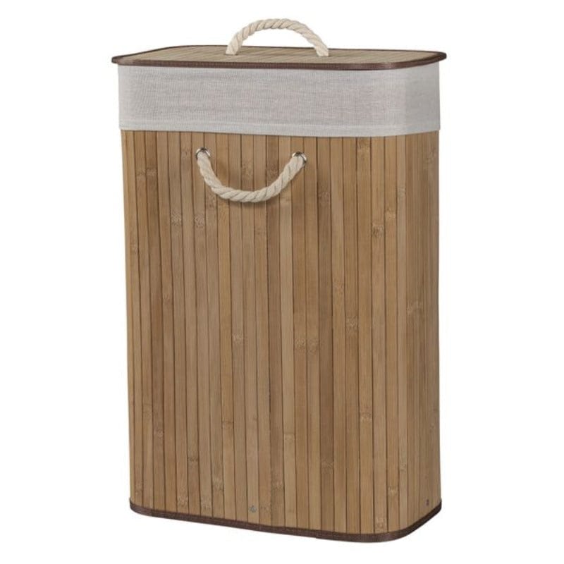 Duschy Bamboo Skittentøyskurv med lokk Natur Duschy Skittentøyskurv CO-D603051