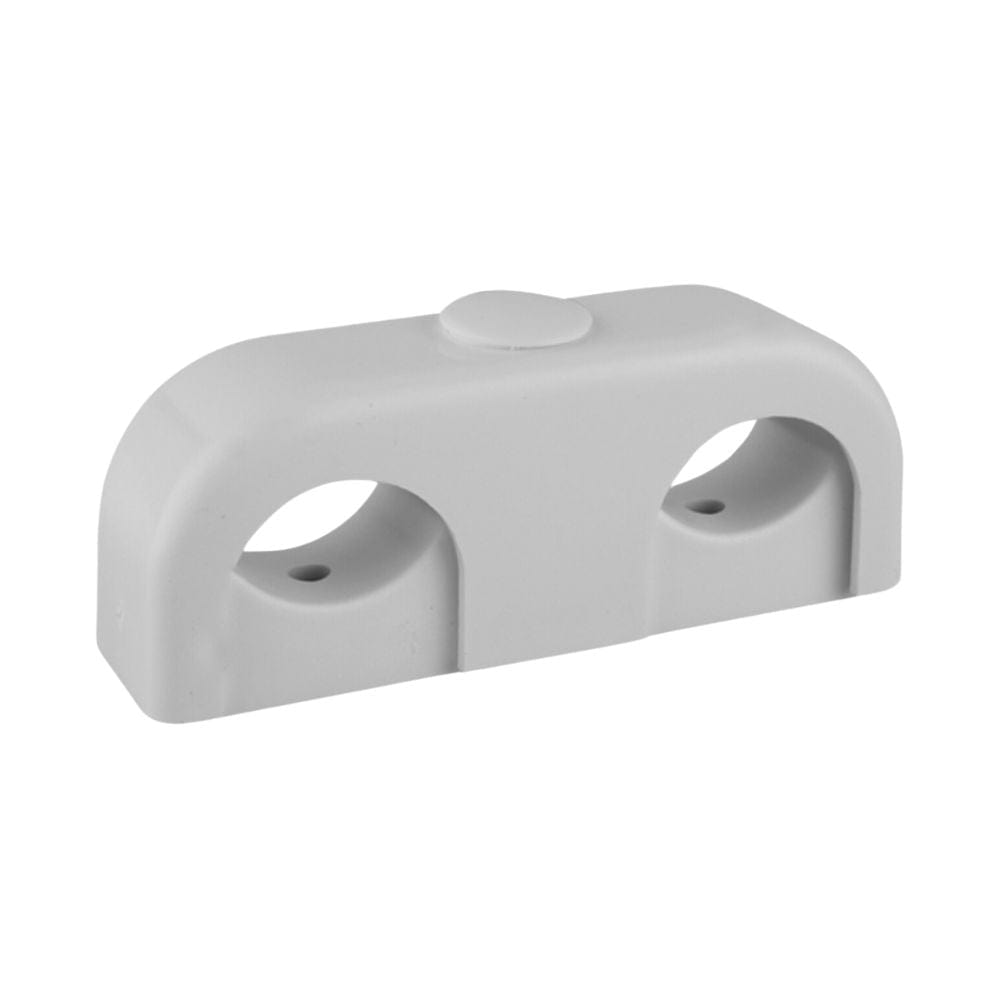 Faluplast 18/22mm Plastklammer Dobbel Hvit Faluplast Festemateriell tappevann GRO-4516264