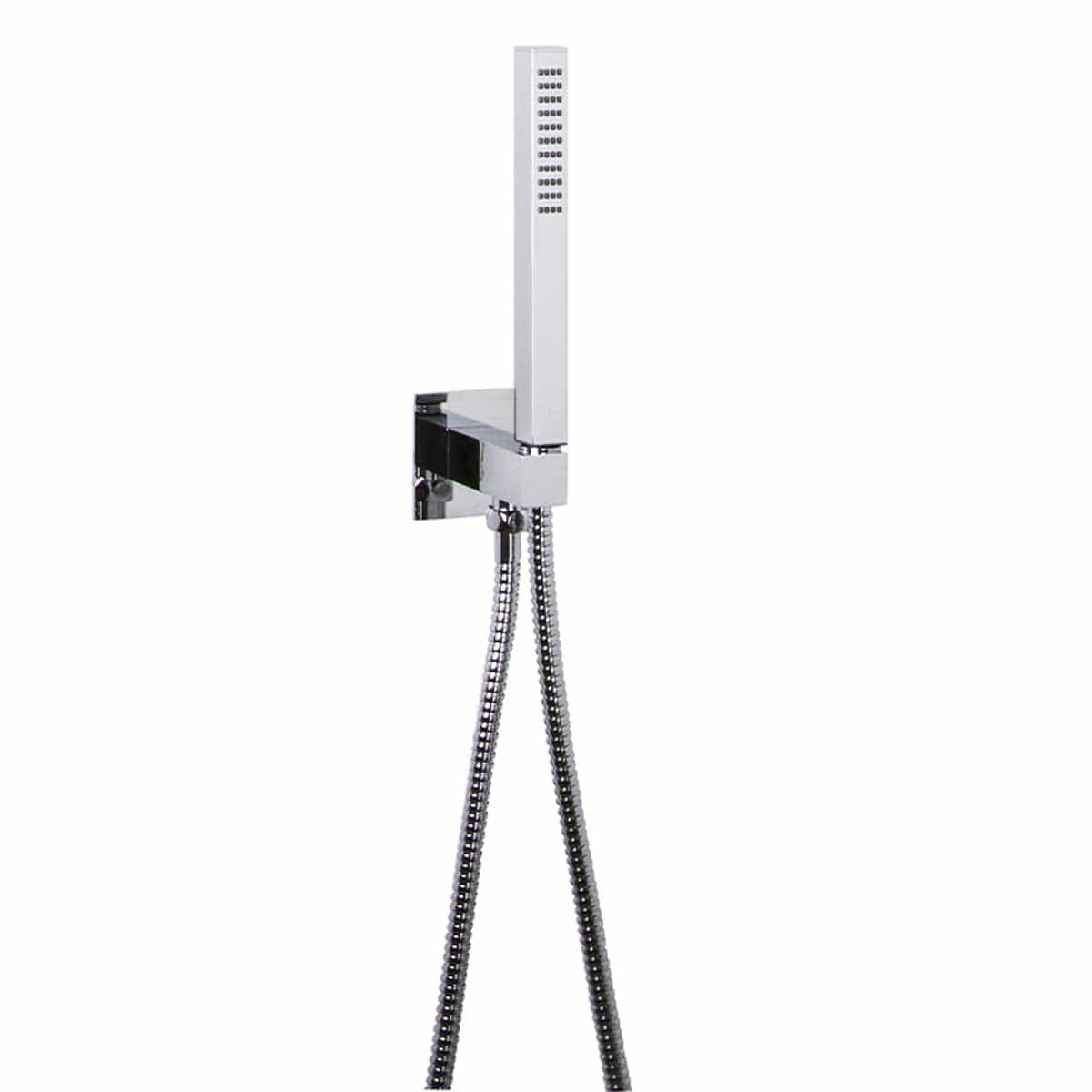 Fima Hånddusj Piazza F2438 med slange og veggfeste Krom Fima Blandebatteri innbygging GRO-4501645