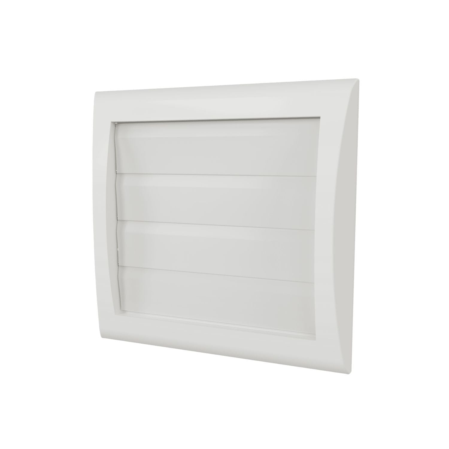 Flexit Lamellventil med Rund Stuss Hvit / Ø100mm Flexit Baderomsvifte FL-400083