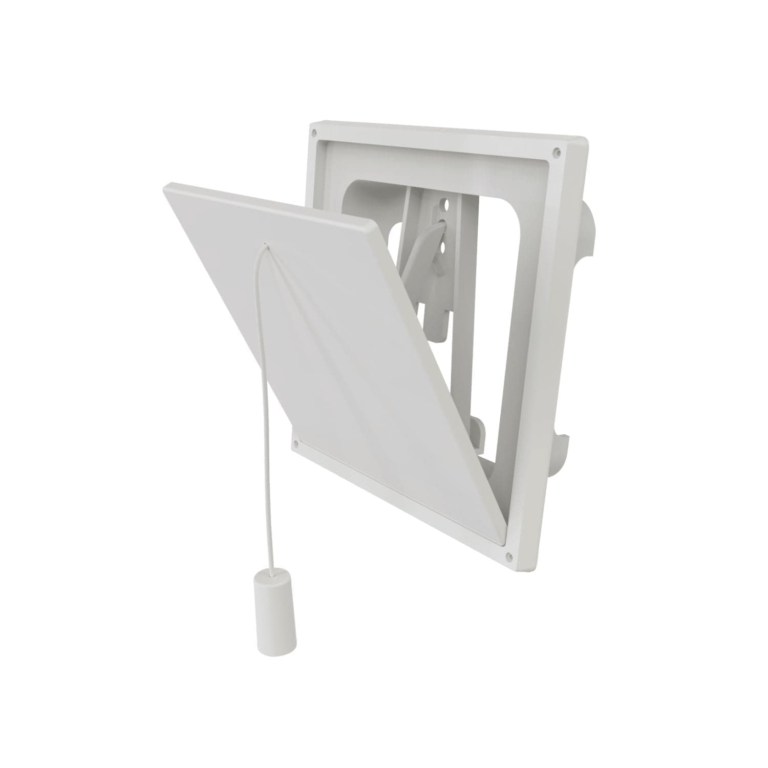 Flexit Plast Klaffventil Hvit / 100x100 mm Flexit FL-02020