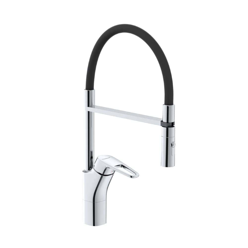 FM Mattsson Siljan FLEXI kjøkkenbatt høy fleksibel tut Krom / Nei FM Mattsson Kjøkkenarmatur GRO-4300998