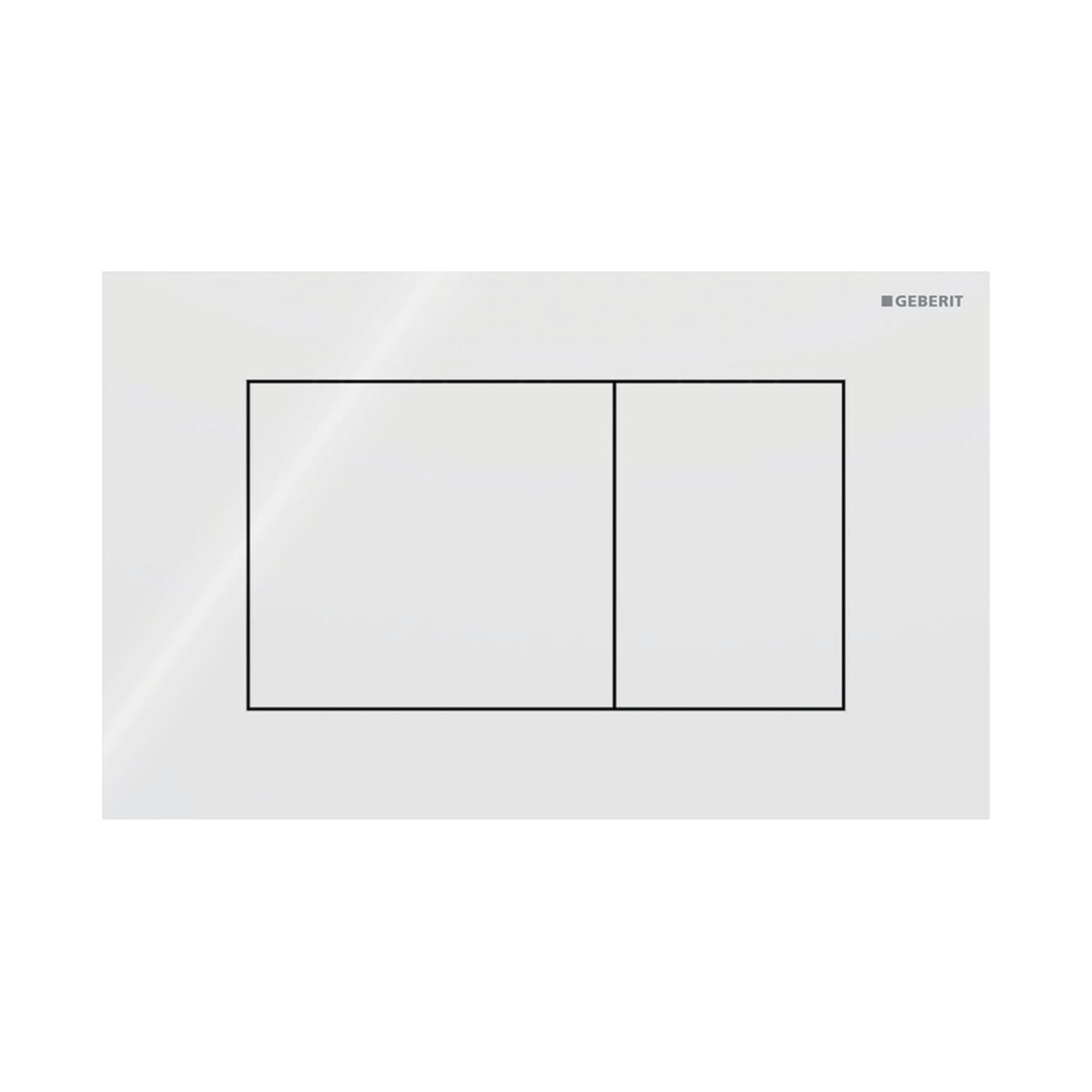 Geberit Sigma 40 Firkantet Betjeningsplate Hvit Geberit Betjeningsplate og trykknapper GRO-1387338