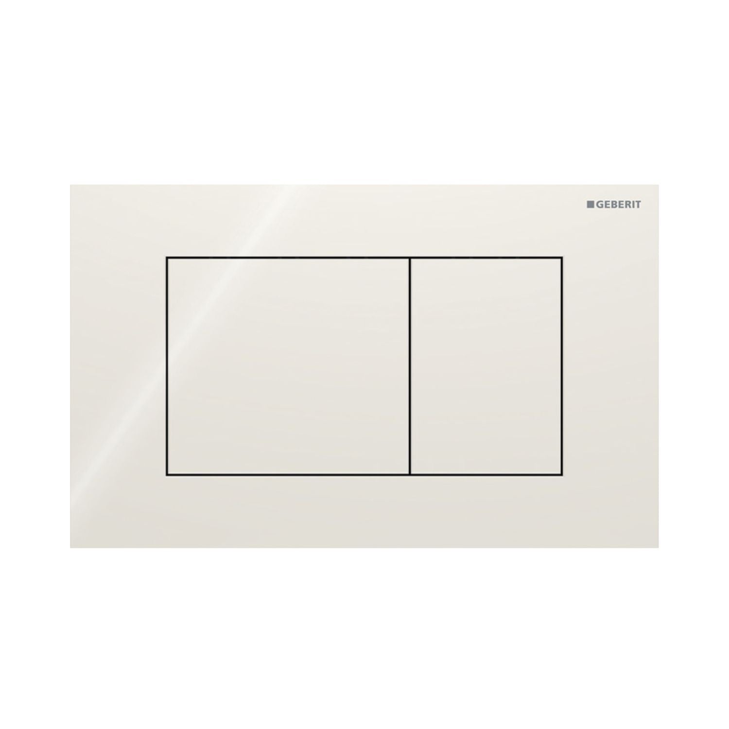 Geberit Sigma 40 Firkantet Betjeningsplate Sandgrå Geberit Betjeningsplate og trykknapper GRO-1387333